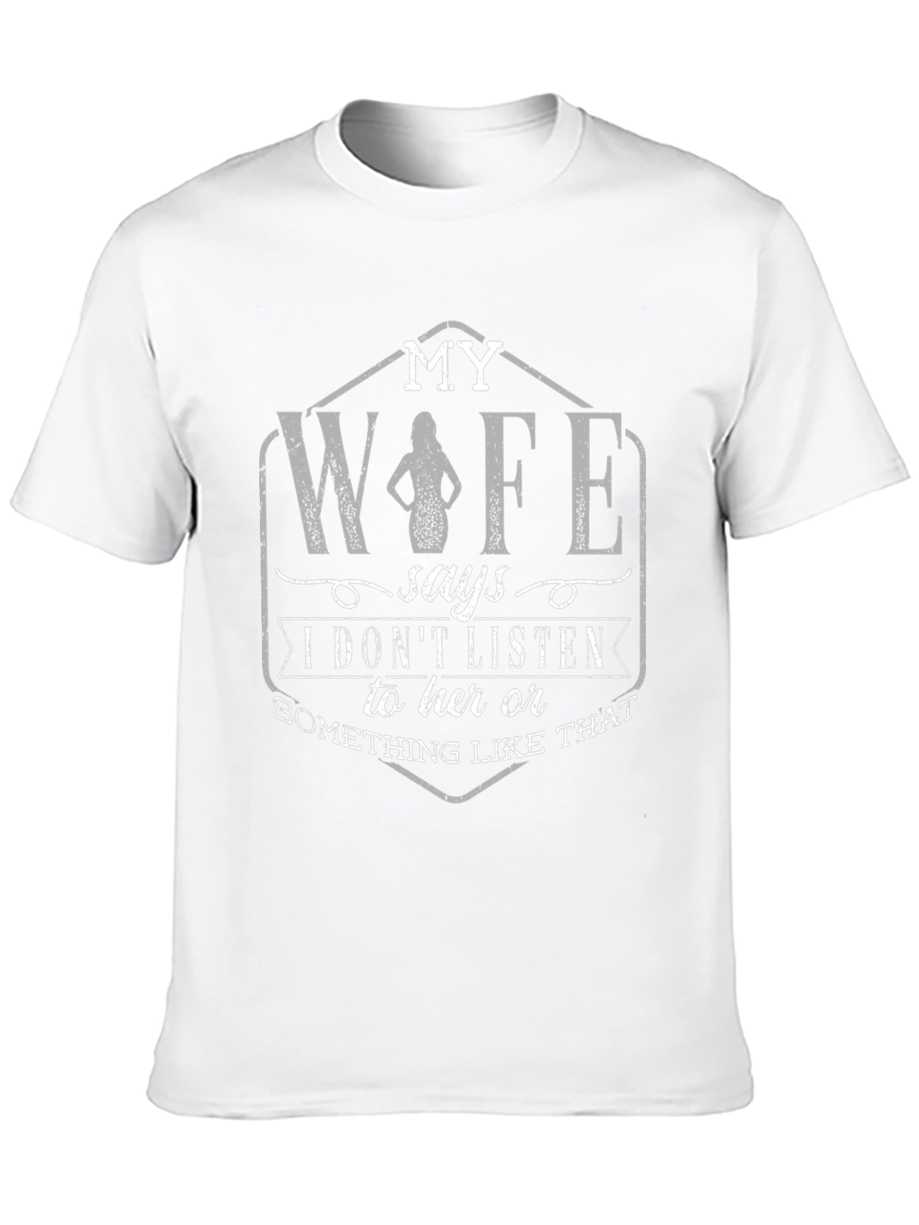 Black Funny My Wife T-Shirt - Husband Gift view 10