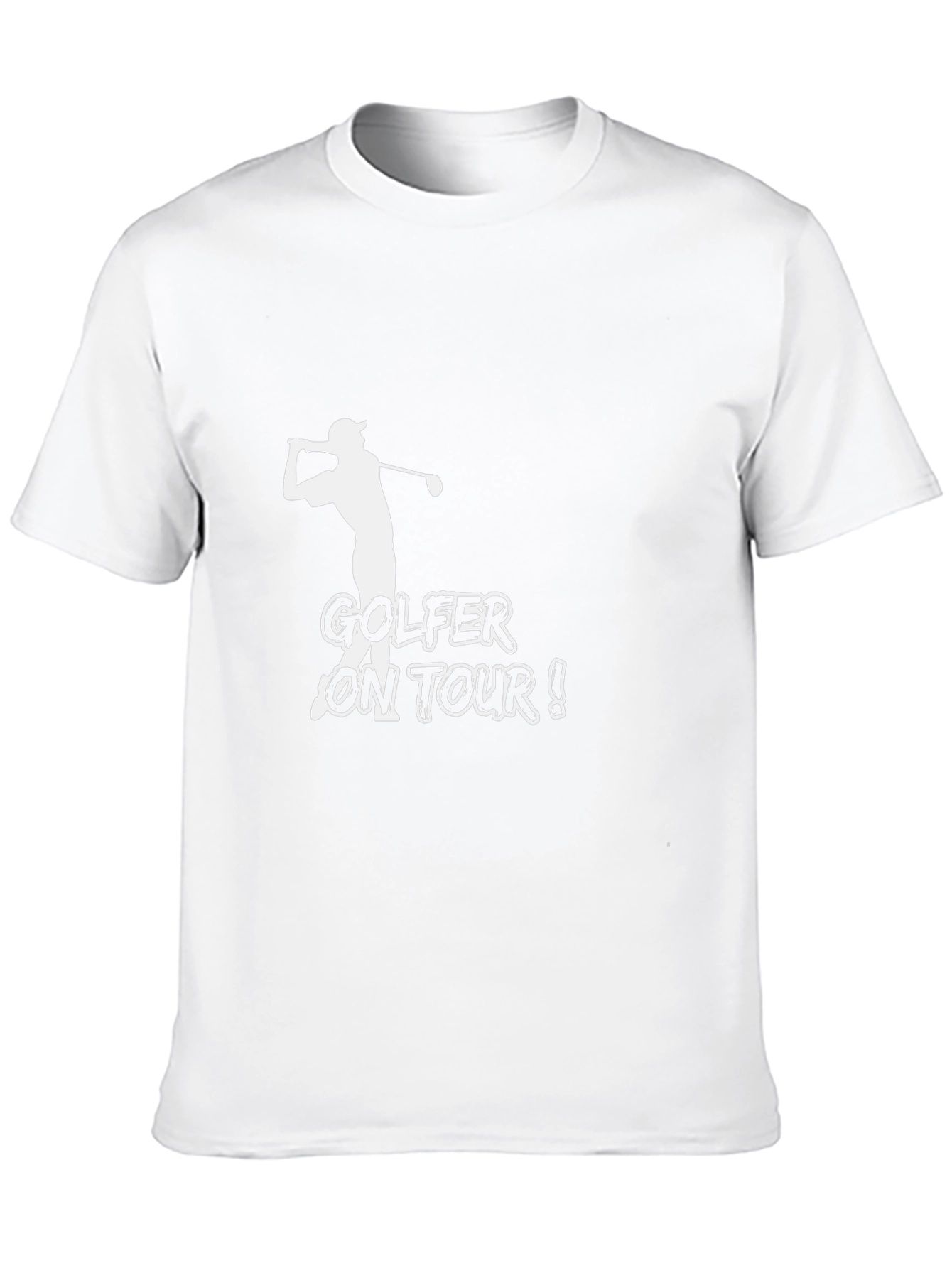 Black Golfer On Tour T-Shirt - Classic Tee for Golf Enthusiasts view 10