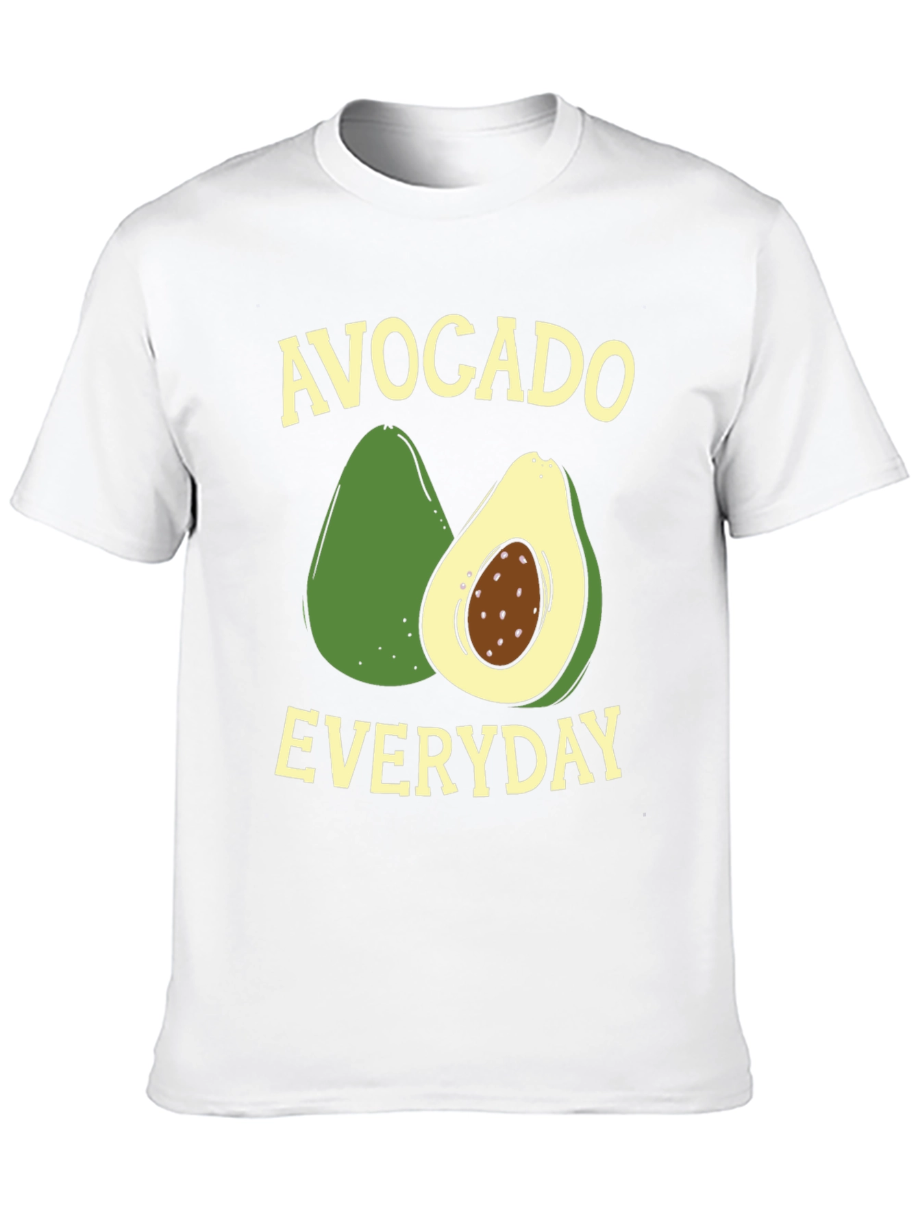Black Avocado Everyday Graphic T-Shirt - Trendy Comfort Wear view 10