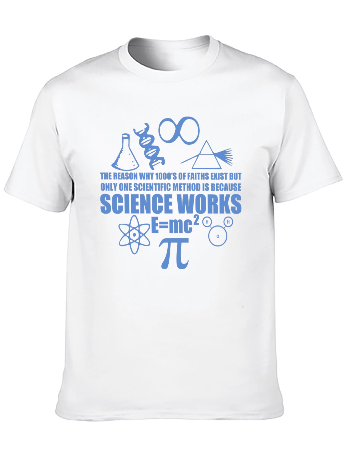 Black Science Works T-Shirt - Mens Black Graphic Tee view 10