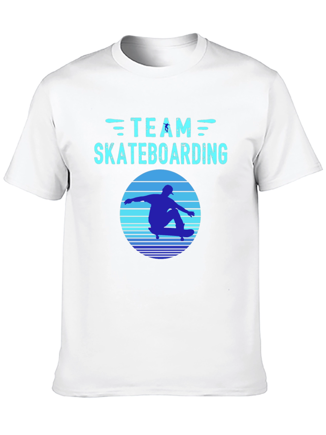 Black Team Skateboarding Graphic Tee - Black view 10