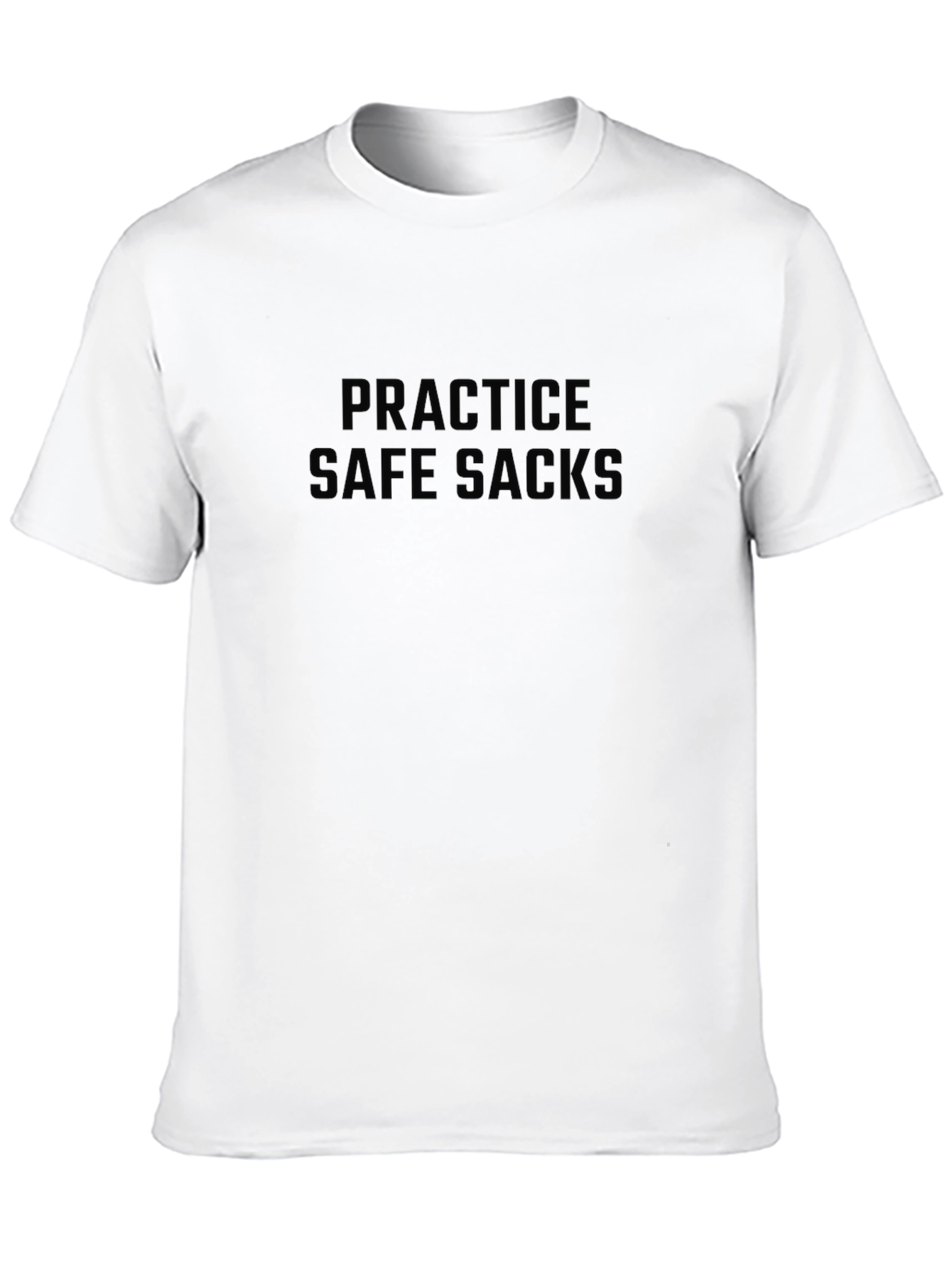 Black Practice Safe Sacks Graphic T-Shirt view 10