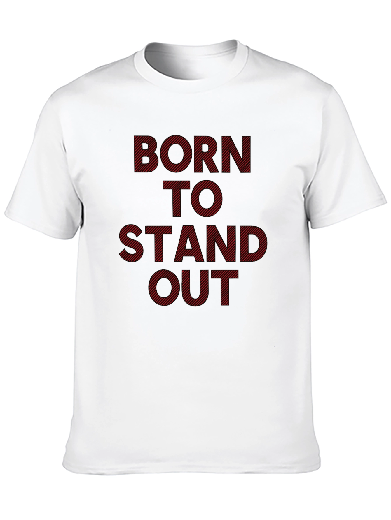 Black Born to Stand Out Black Graphic Tee view 10