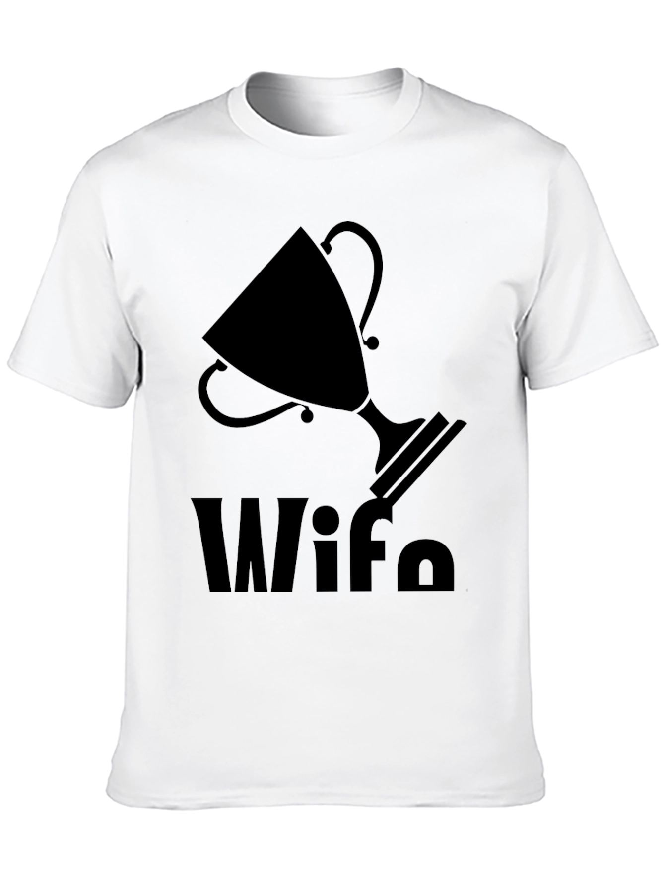 Black Wife Trophy Graphic T-Shirt view 10