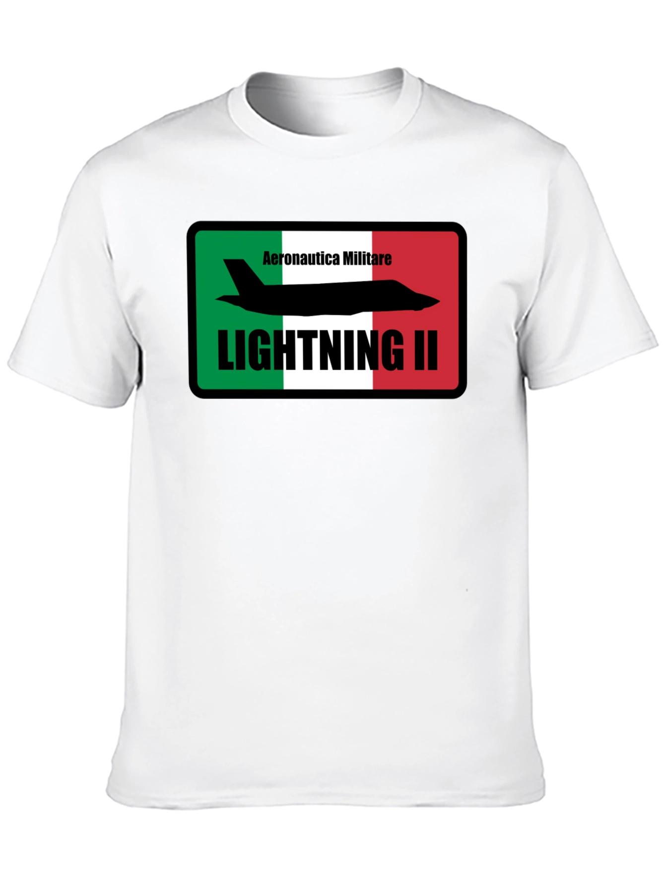 Black Aeronautica Militare Lightning II T-Shirt - Black view 10