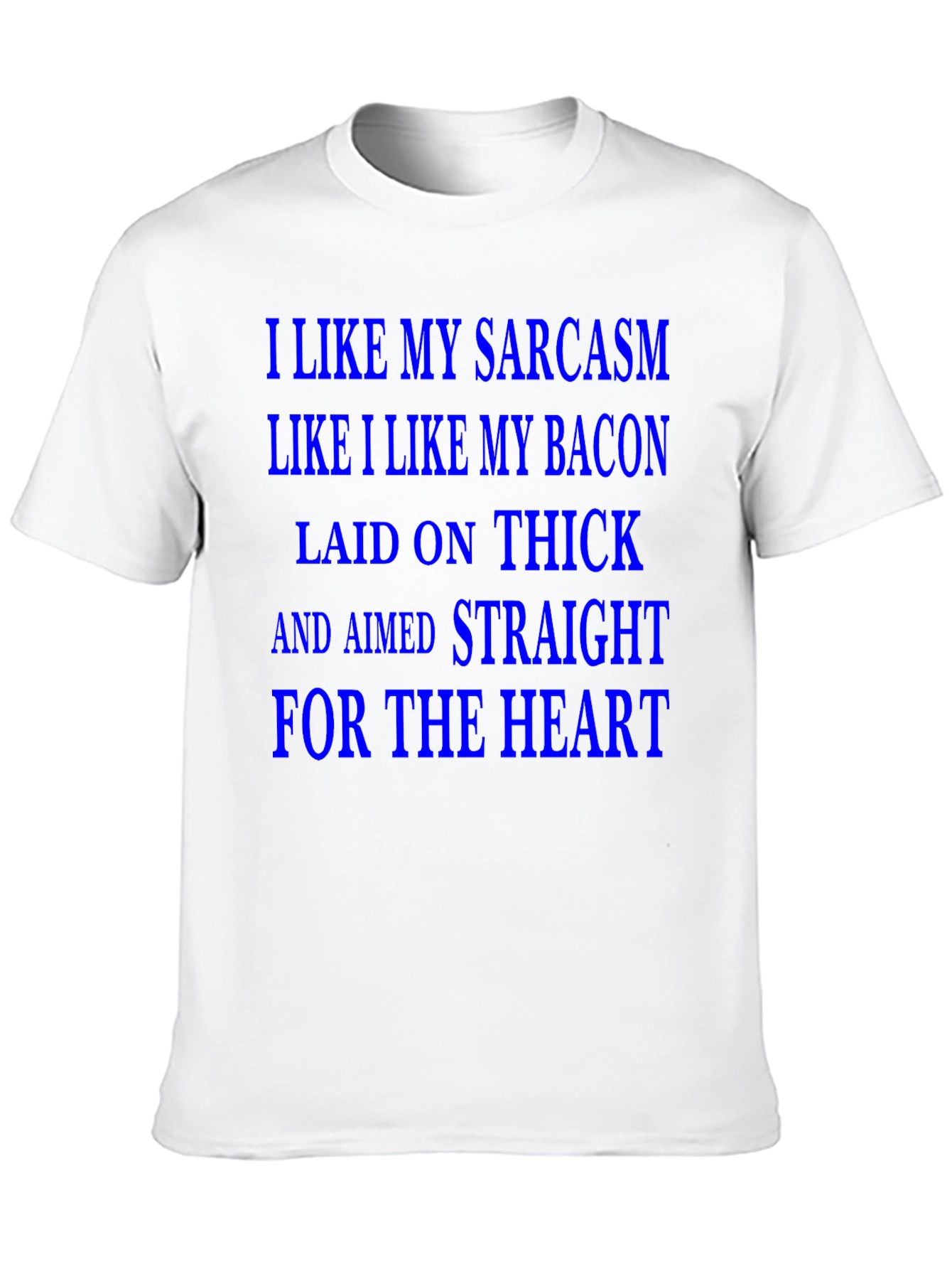 Black Sarcasm & Bacon T-Shirt - Laid on Thick! view 10
