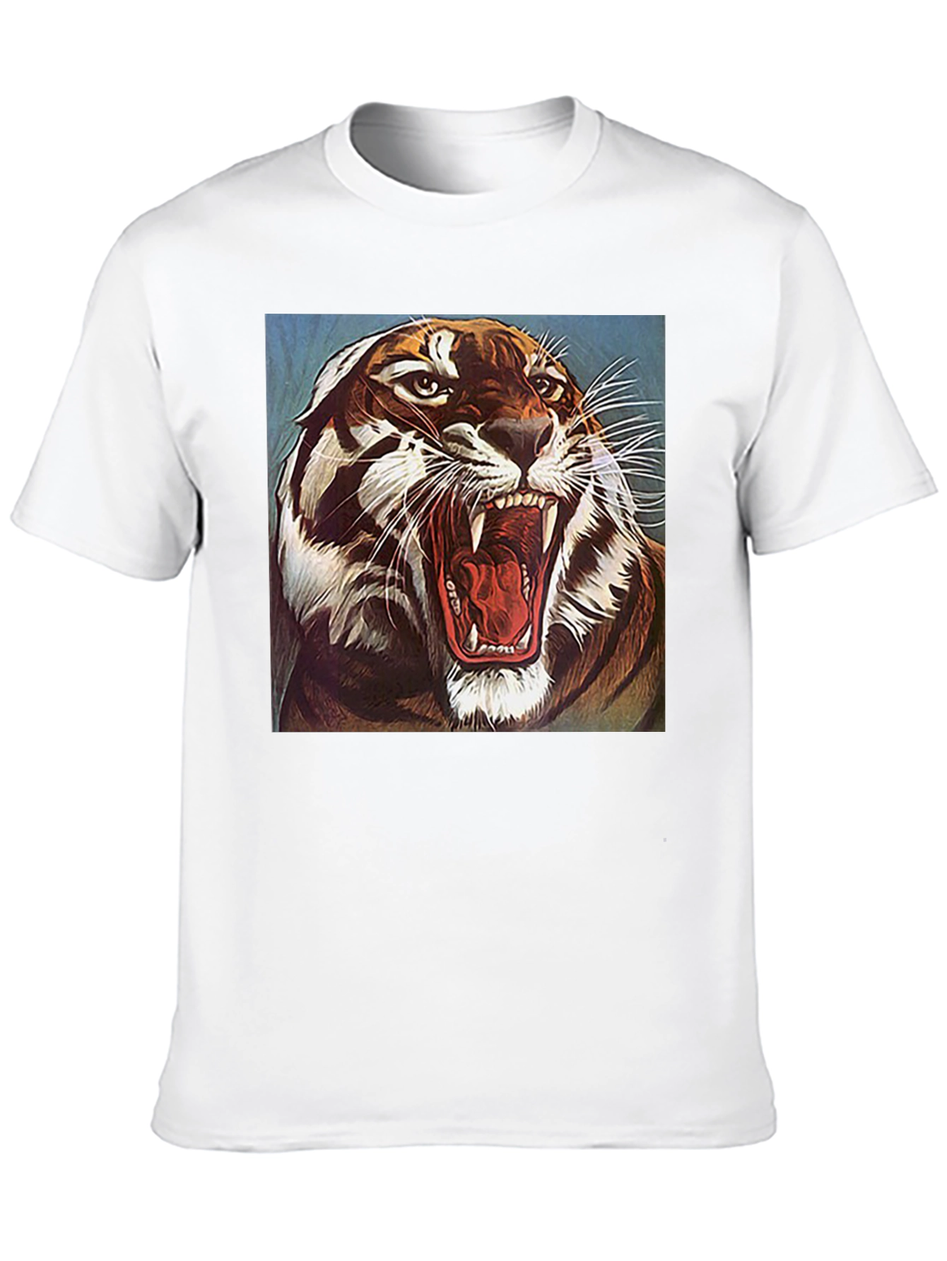 Black Roaring Tiger Graphic Tee - Fierce Style view 10