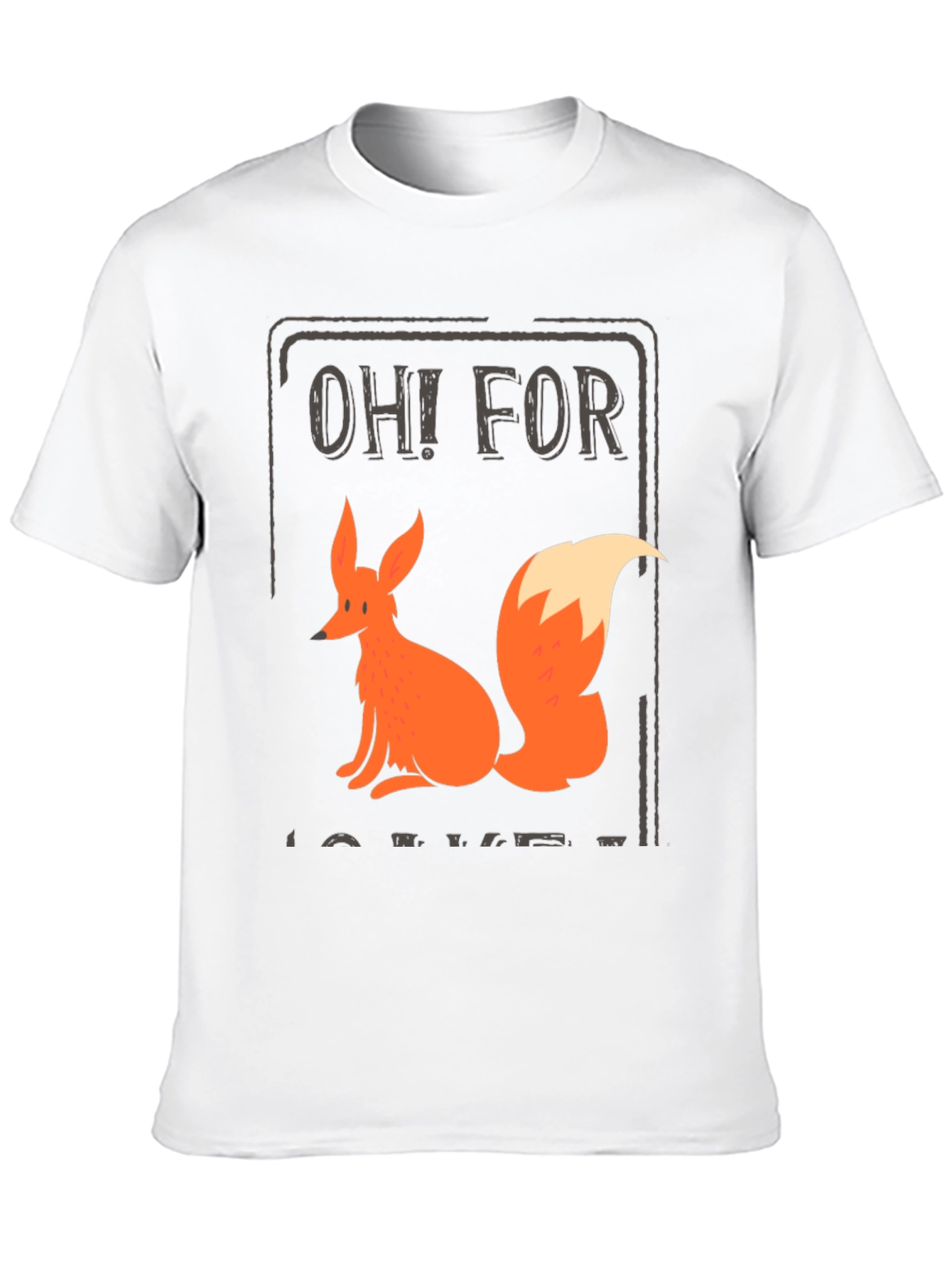 Black Oh! For Fox Sake Graphic Tee view 10