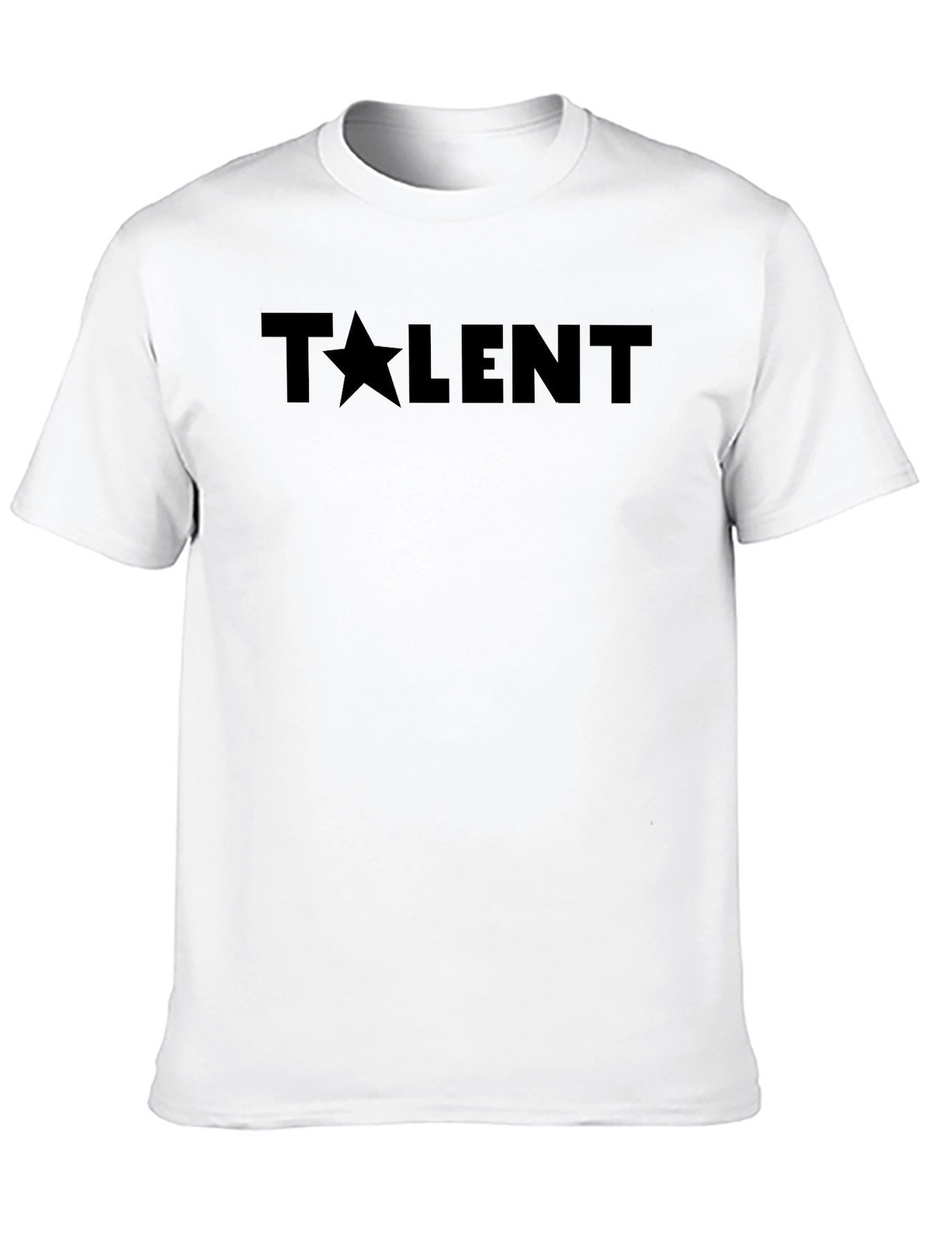 Black Talent Graphic Tee - Black Cotton Short Sleeve view 10