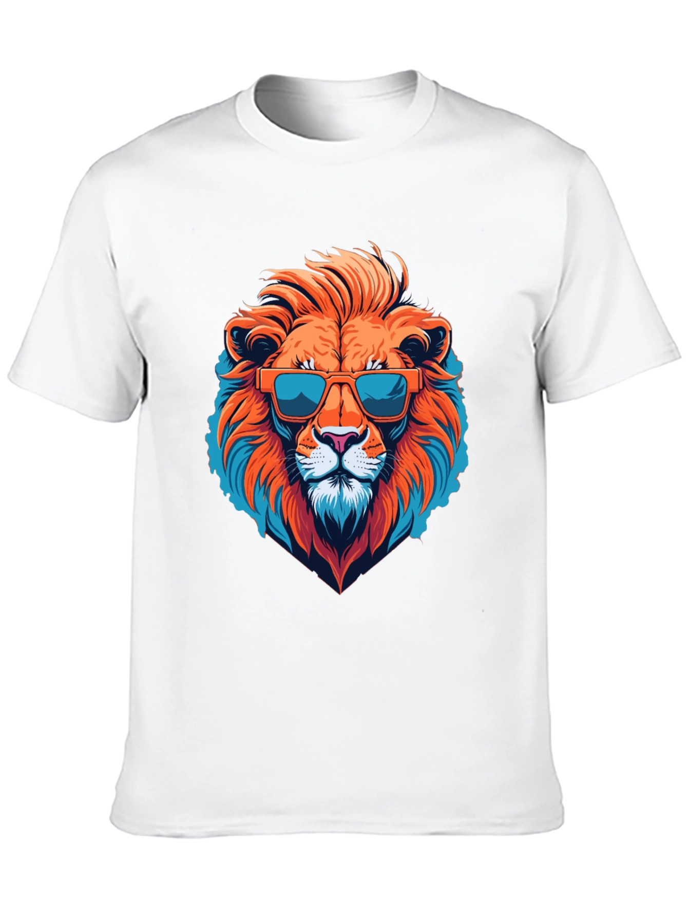 Black Cool Lion Graphic Tee - Black T-Shirt view 10