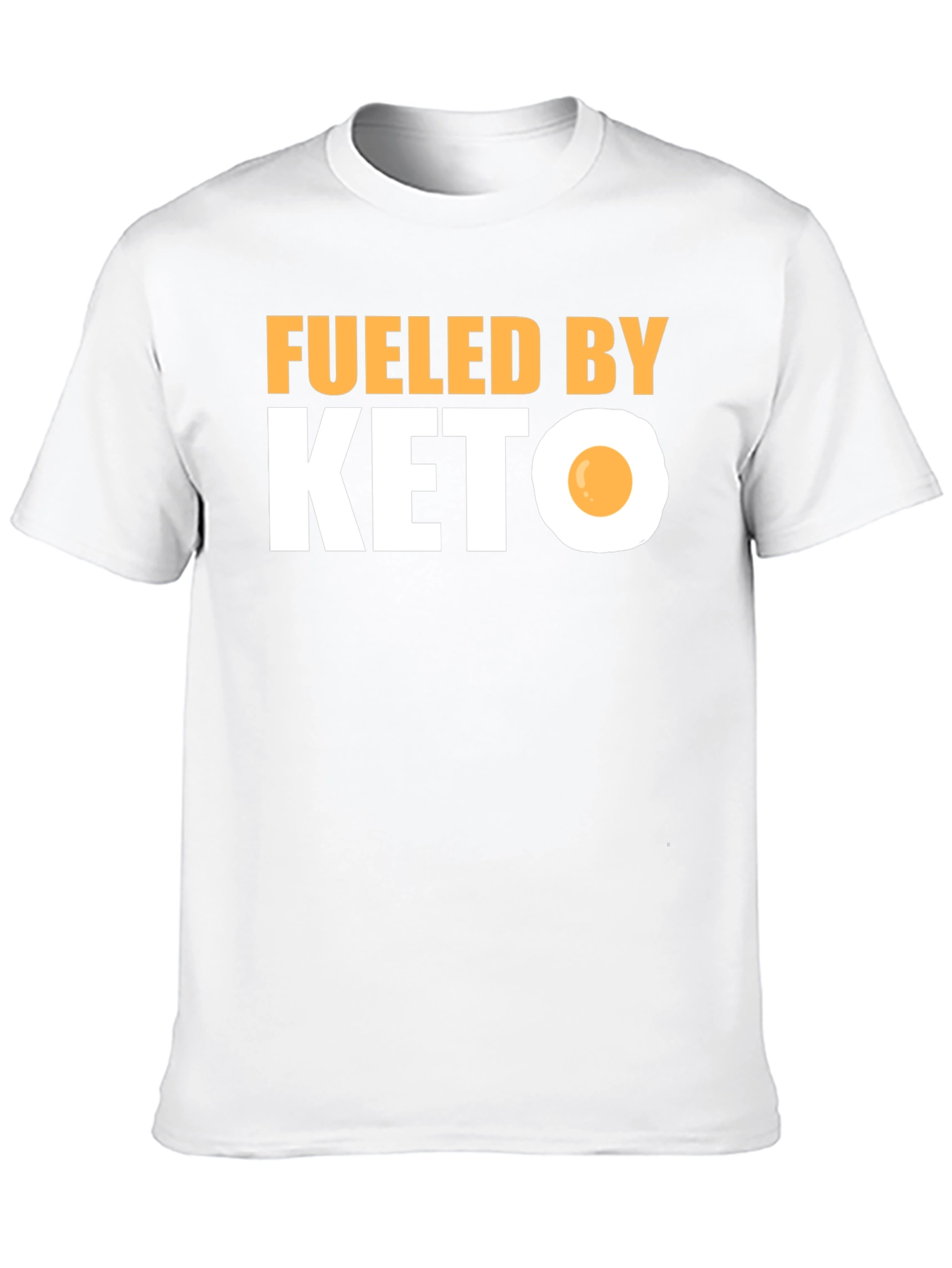 Black Fueled By Keto T-Shirt Funny Diet Tee view 10