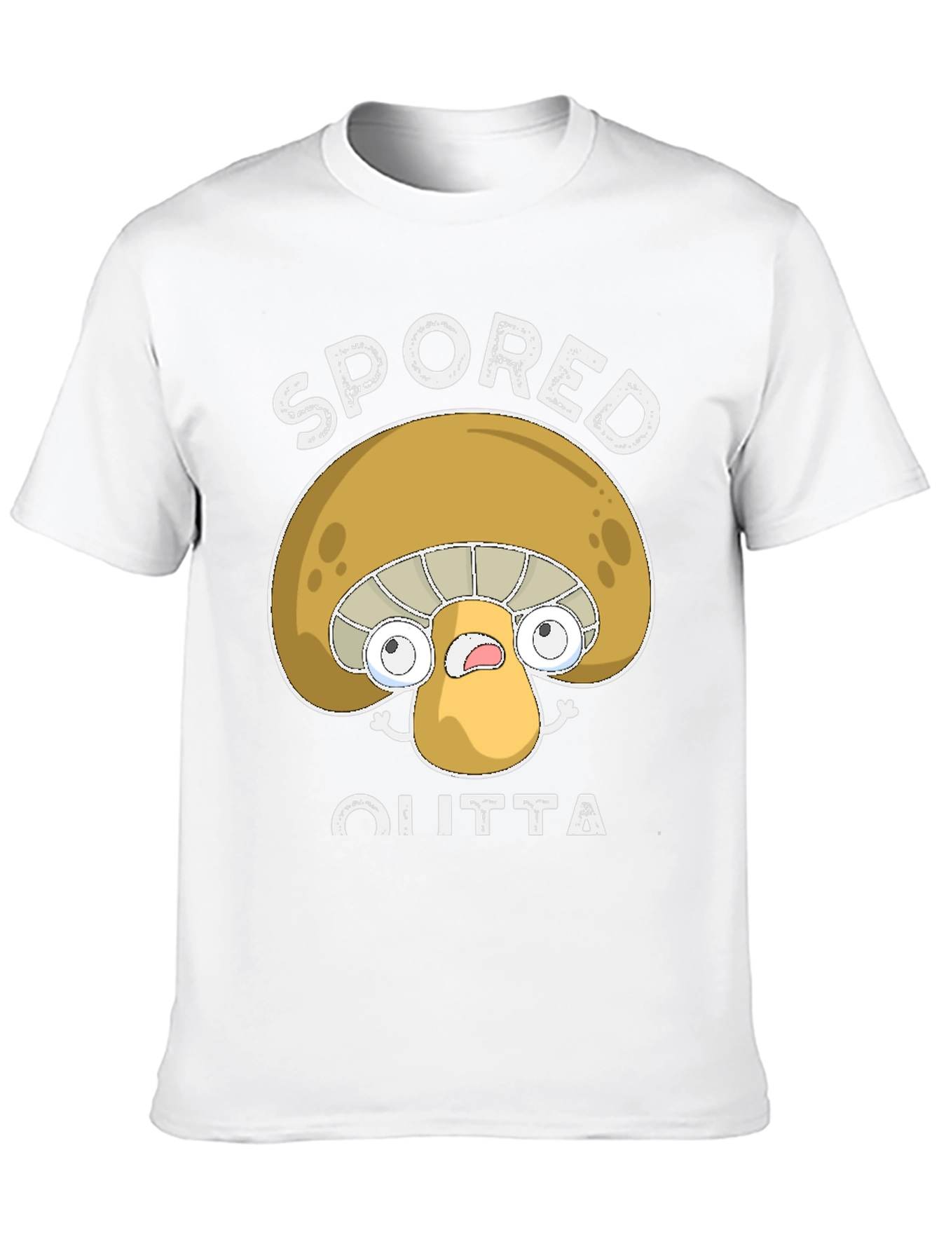 Black Spored Outta Here Mushroom Graphic Tee view 10