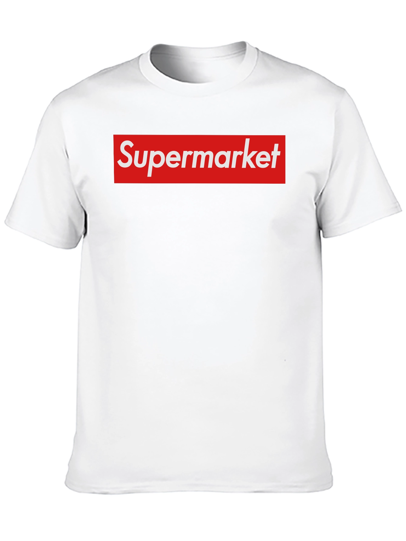 Black Supermarket Funny Parody Graphic T-Shirt view 10