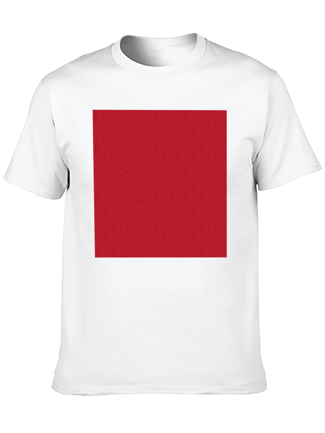 Black Bold Red Square Graphic Tee - Classic Fit view 10