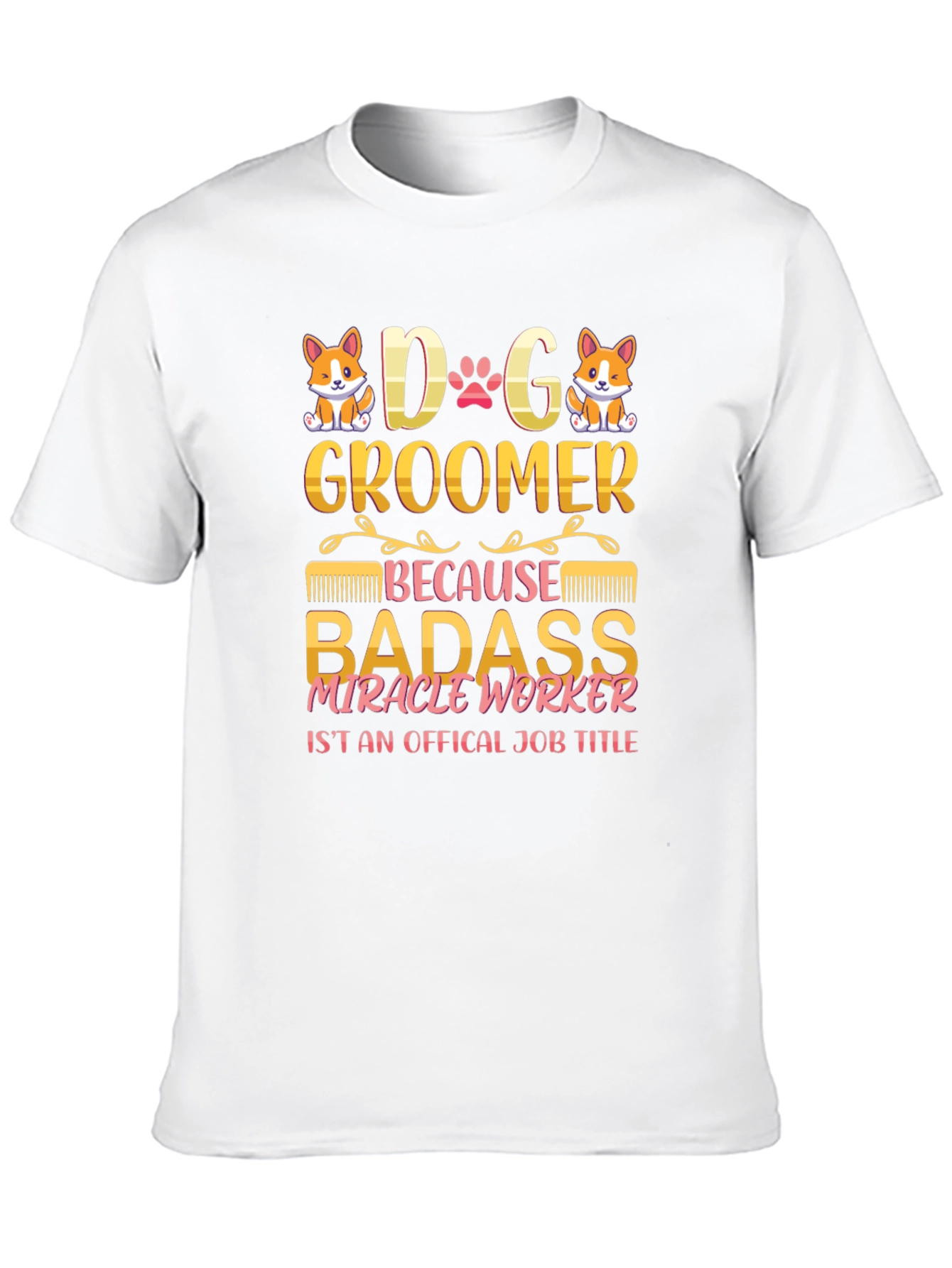 Black Dog Groomer Graphic T-Shirt view 10