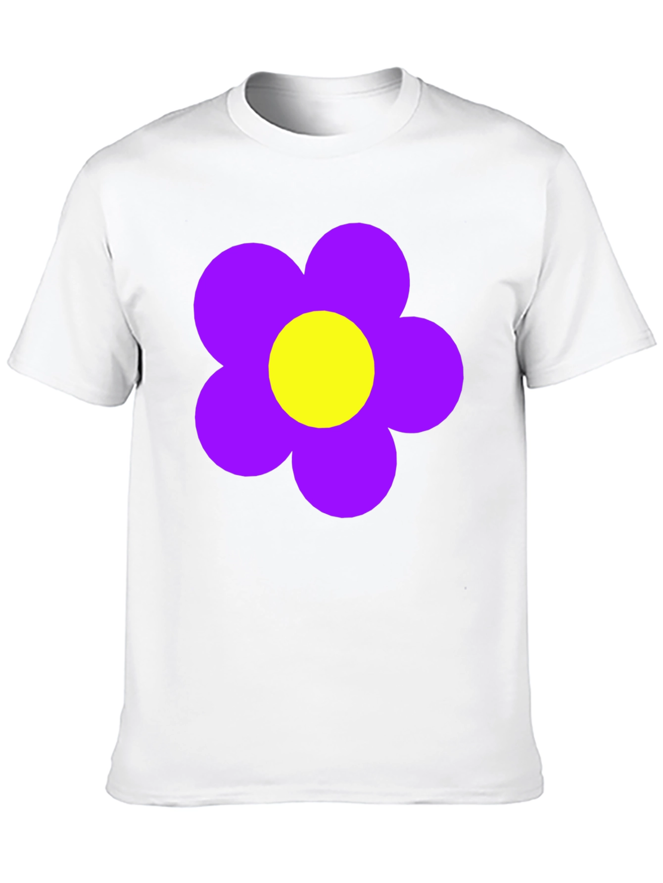 Black Retro Flower Power T-Shirt - Black view 10