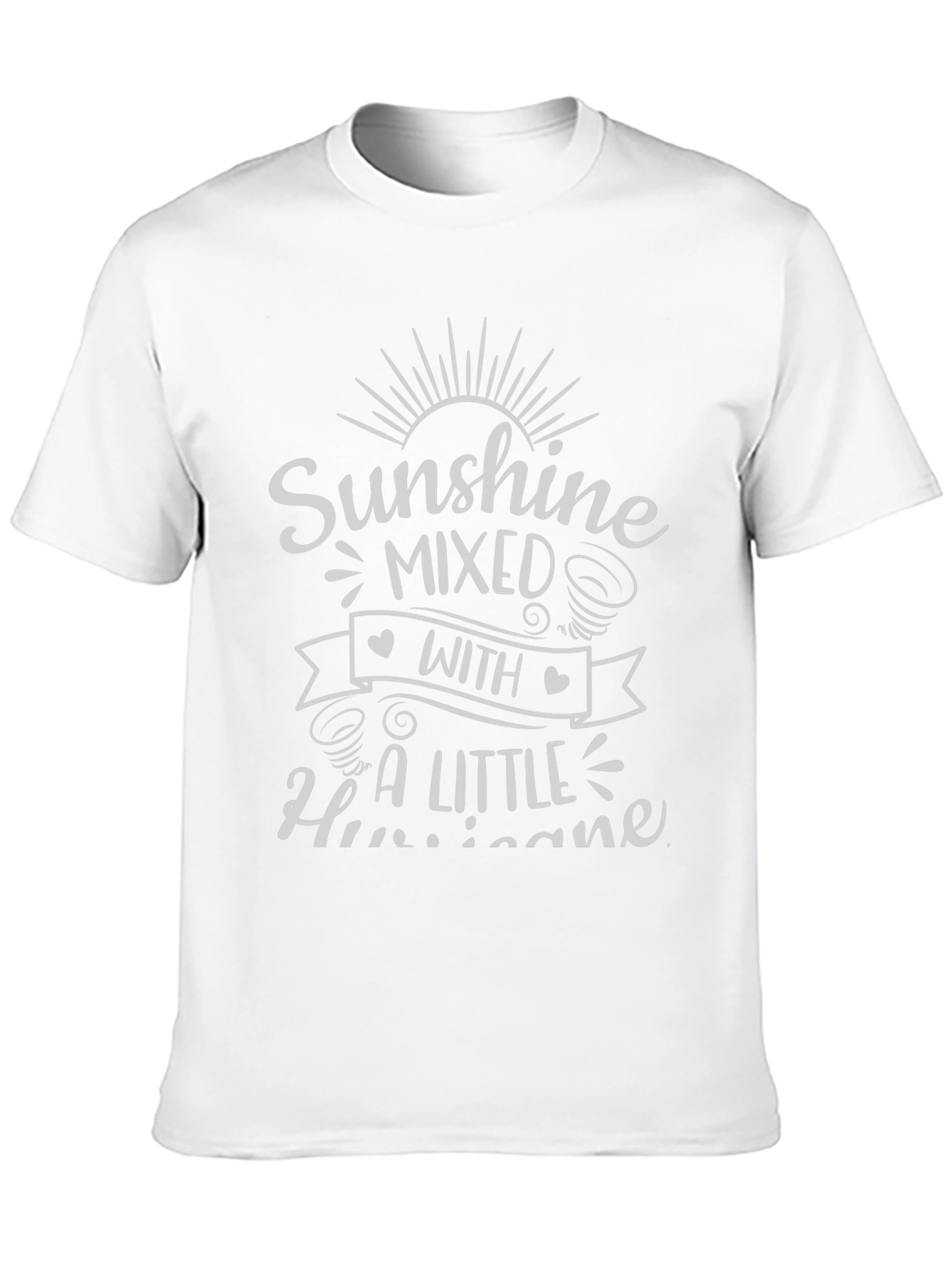 Black Sunshine & Hurricane Graphic T-Shirt view 10