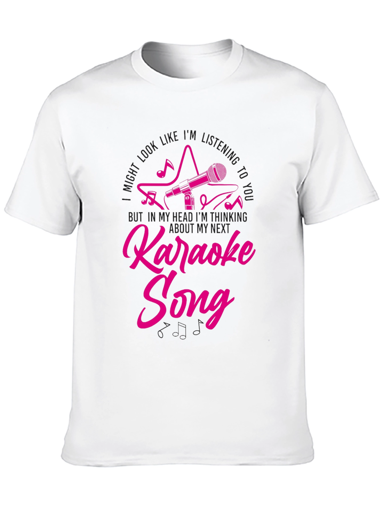 Karaoke Song T-Shirt - Fun Graphic Tee - 10