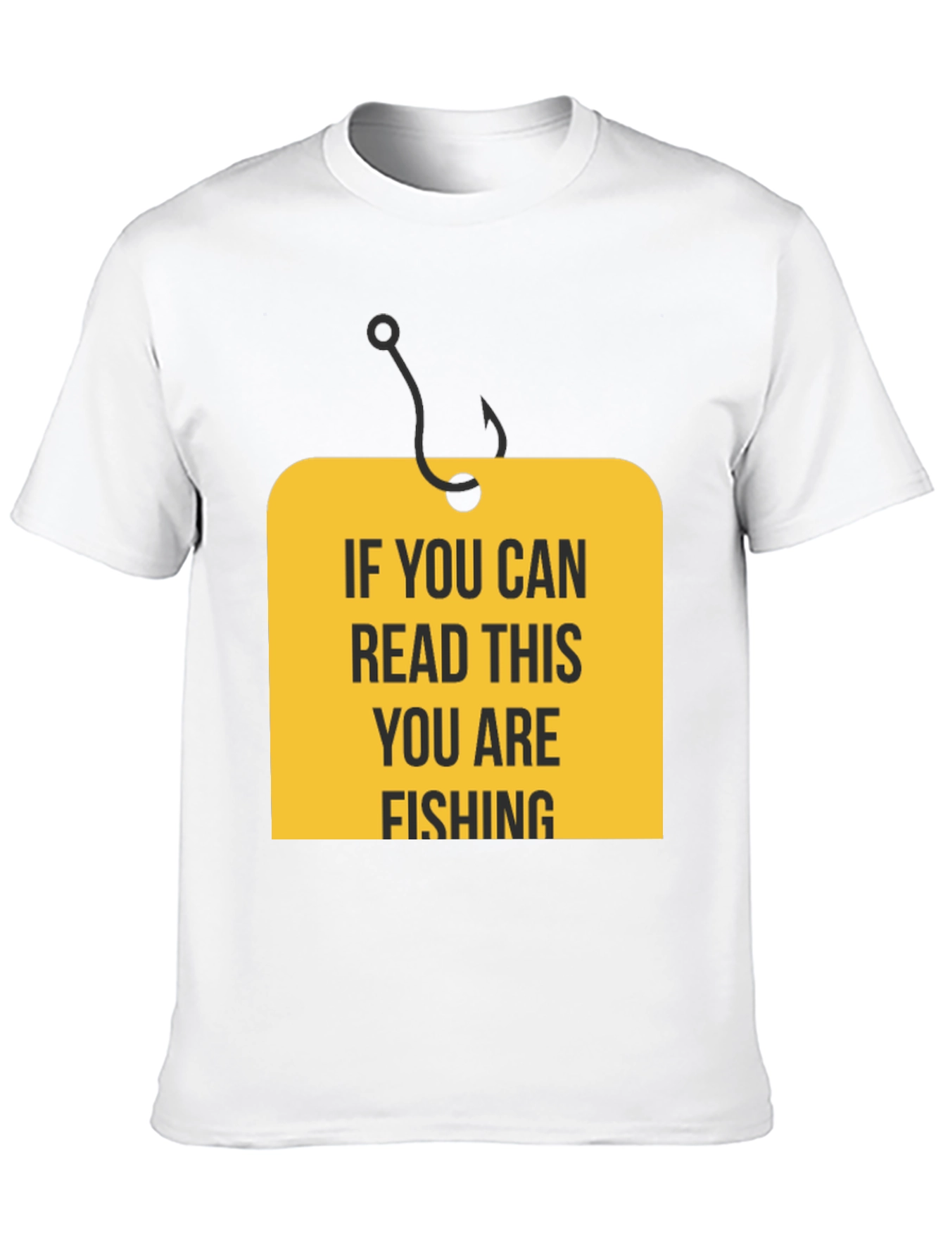 Black If You Can Read This You Are Fishing Black T-Shirt view 10