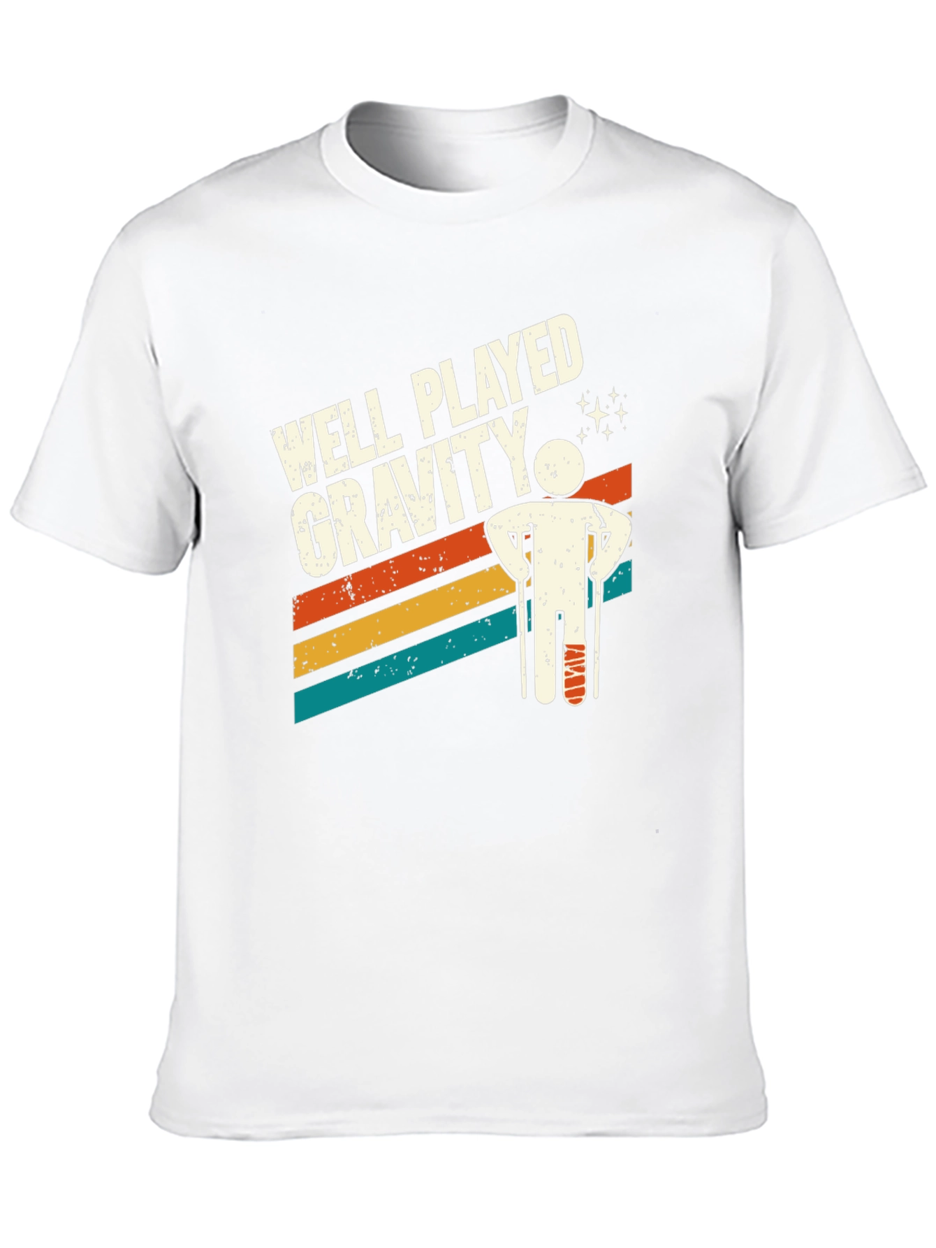 Black Well Played Gravity T-Shirt view 10