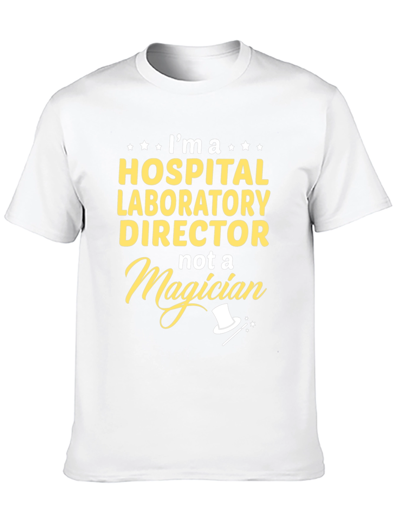 Black Hospital Laboratory Director Funny T-Shirt view 10