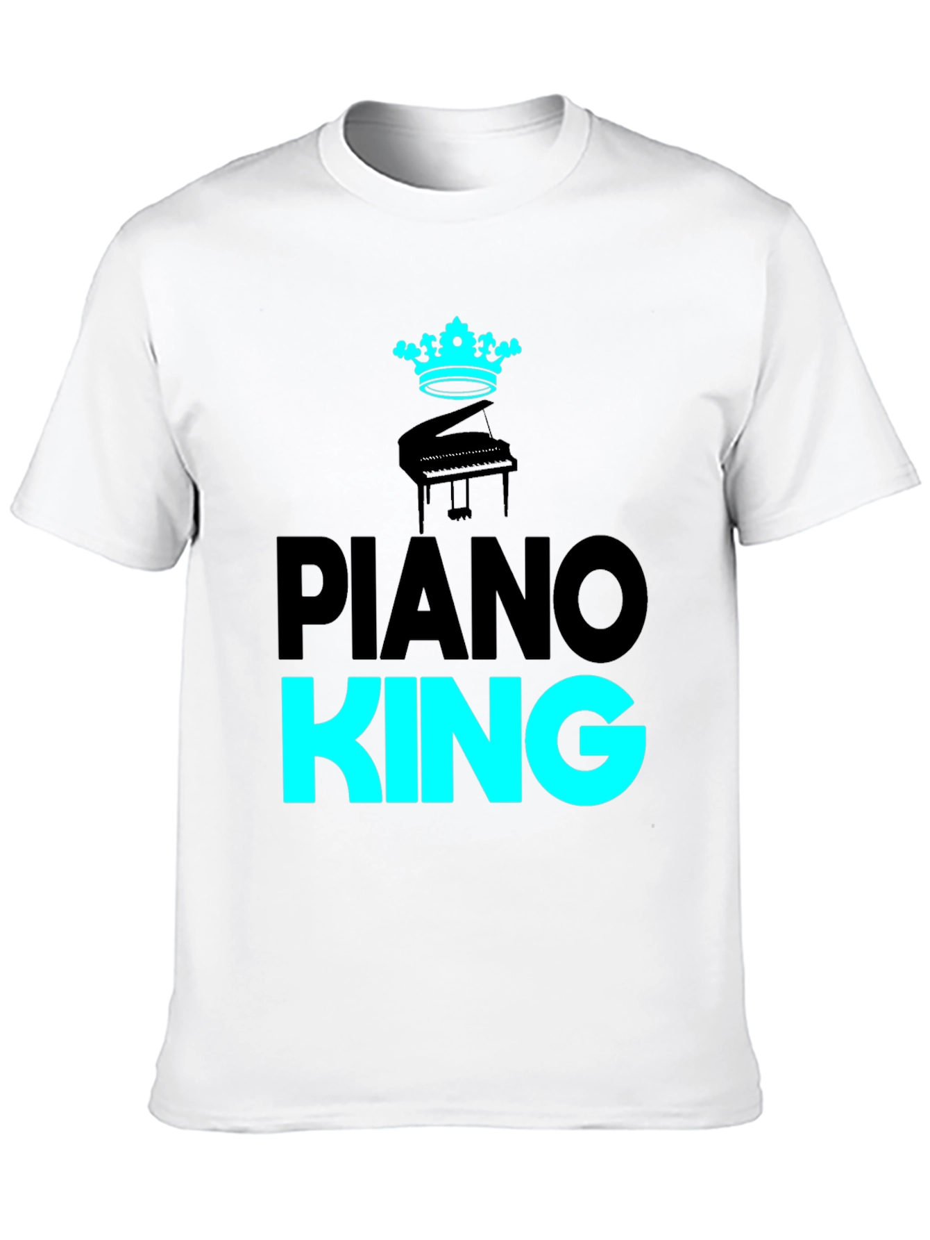 Black Piano King Black Graphic Tee view 10