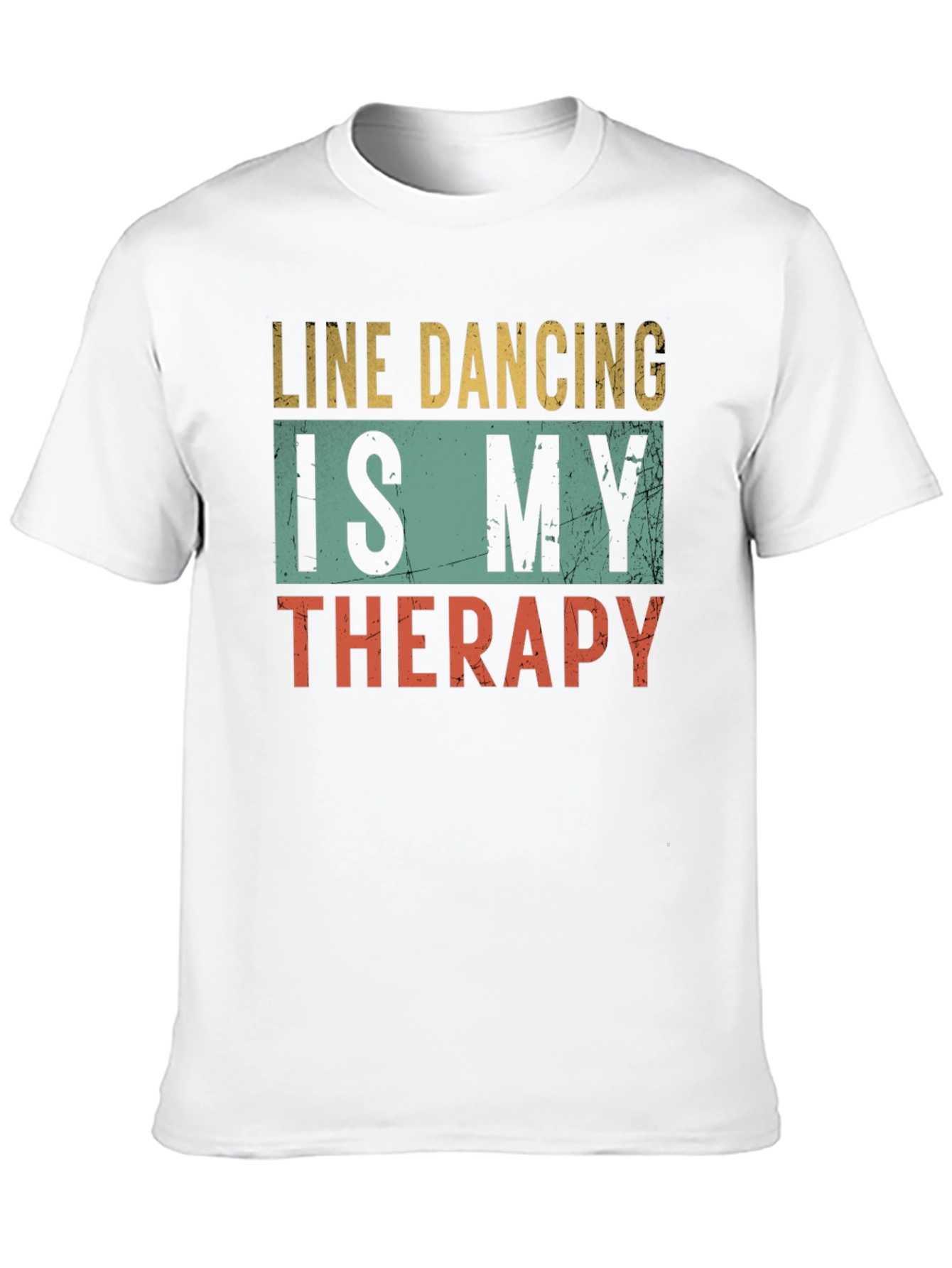 Black Line Dancing Therapy T-Shirt - Unique Design view 10