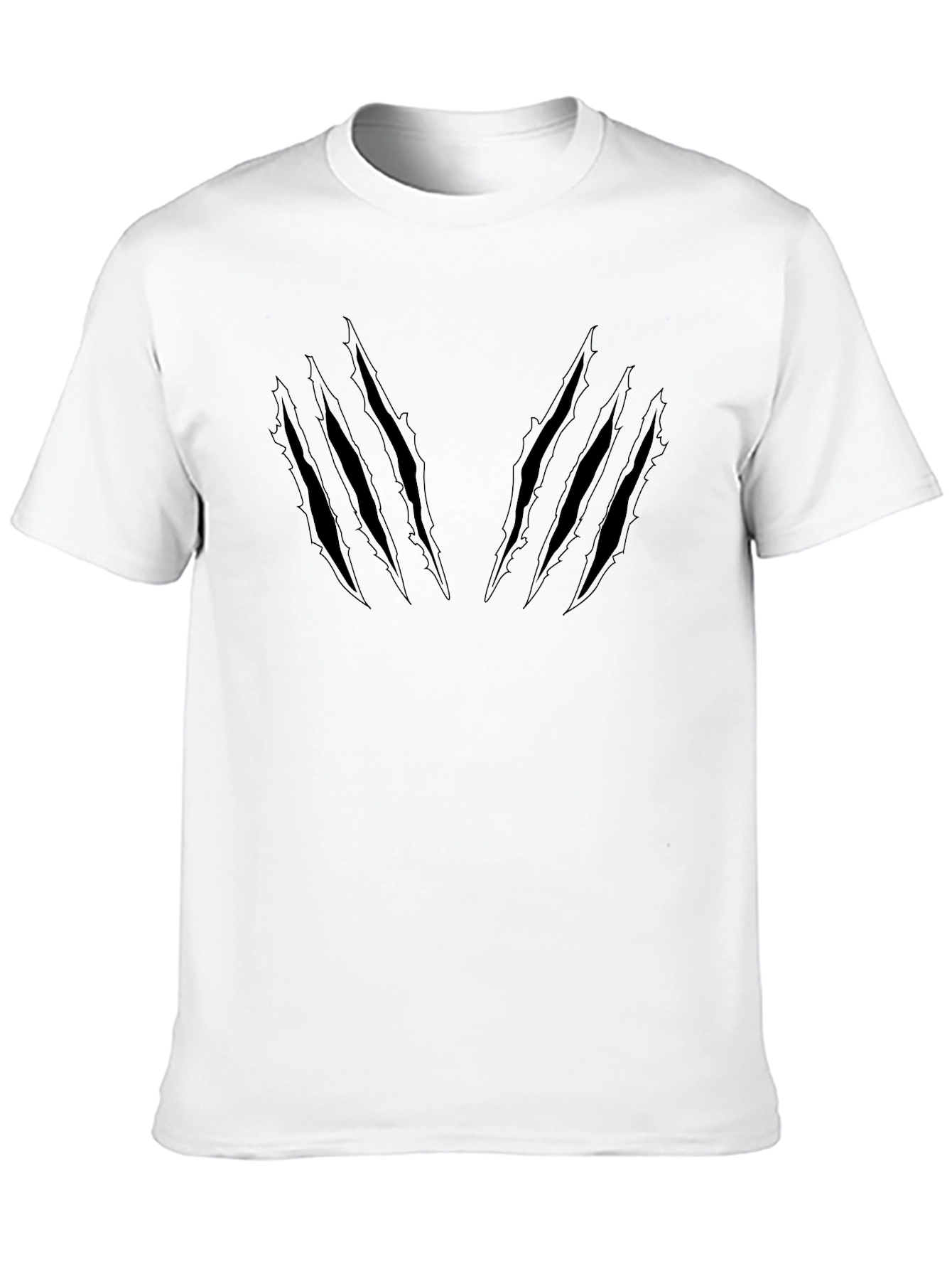 Black Black Claw Mark T-Shirt - Graphic Tee view 10
