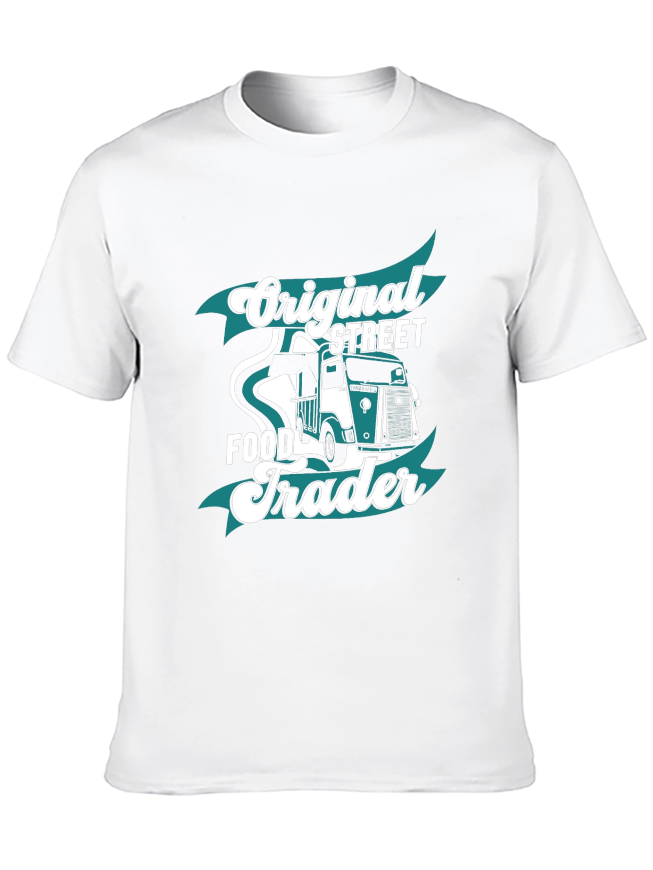 Black Original Street Food Trader Graphic T-Shirt view 10