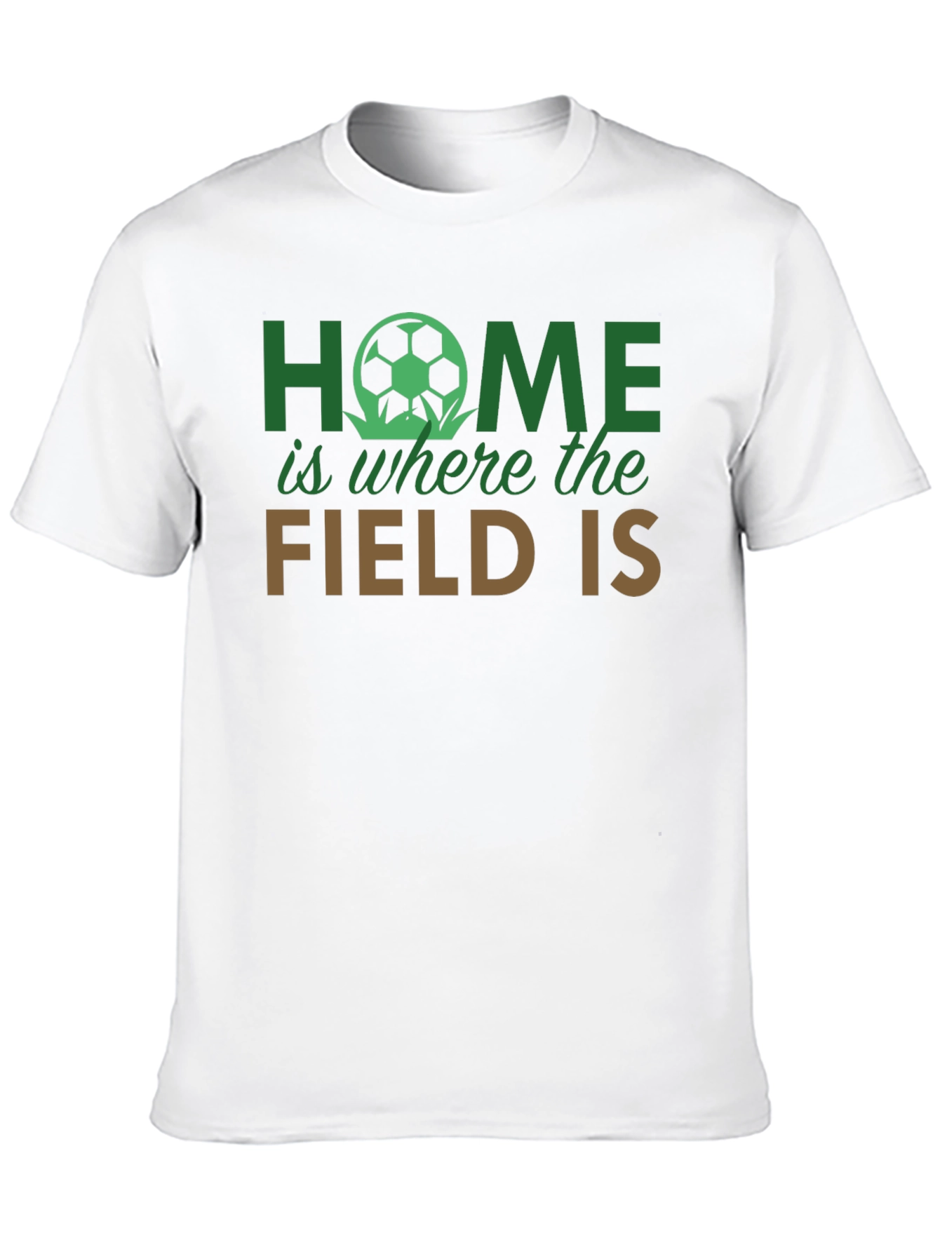 Black Home is Where the Field Is Graphic T-Shirt view 10