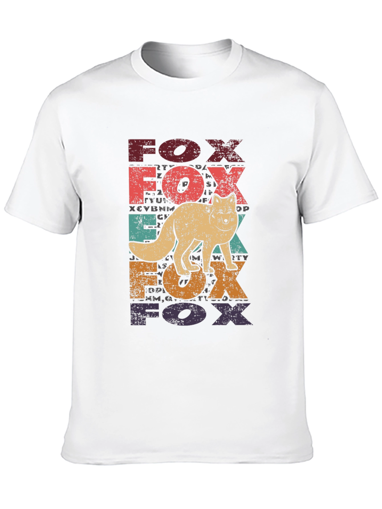 Black Vintage Fox Graphic T-Shirt - Animal Lover Tee view 10
