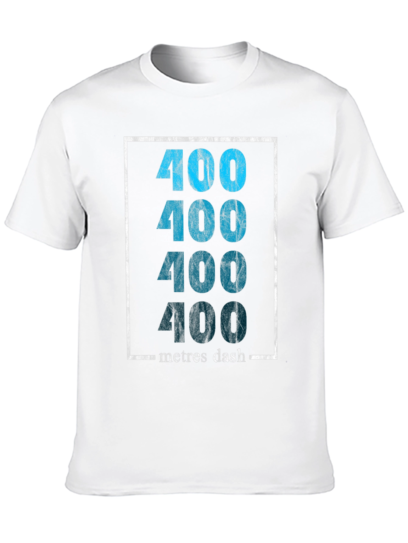 Black 400 Metres Dash Graphic T-Shirt view 10