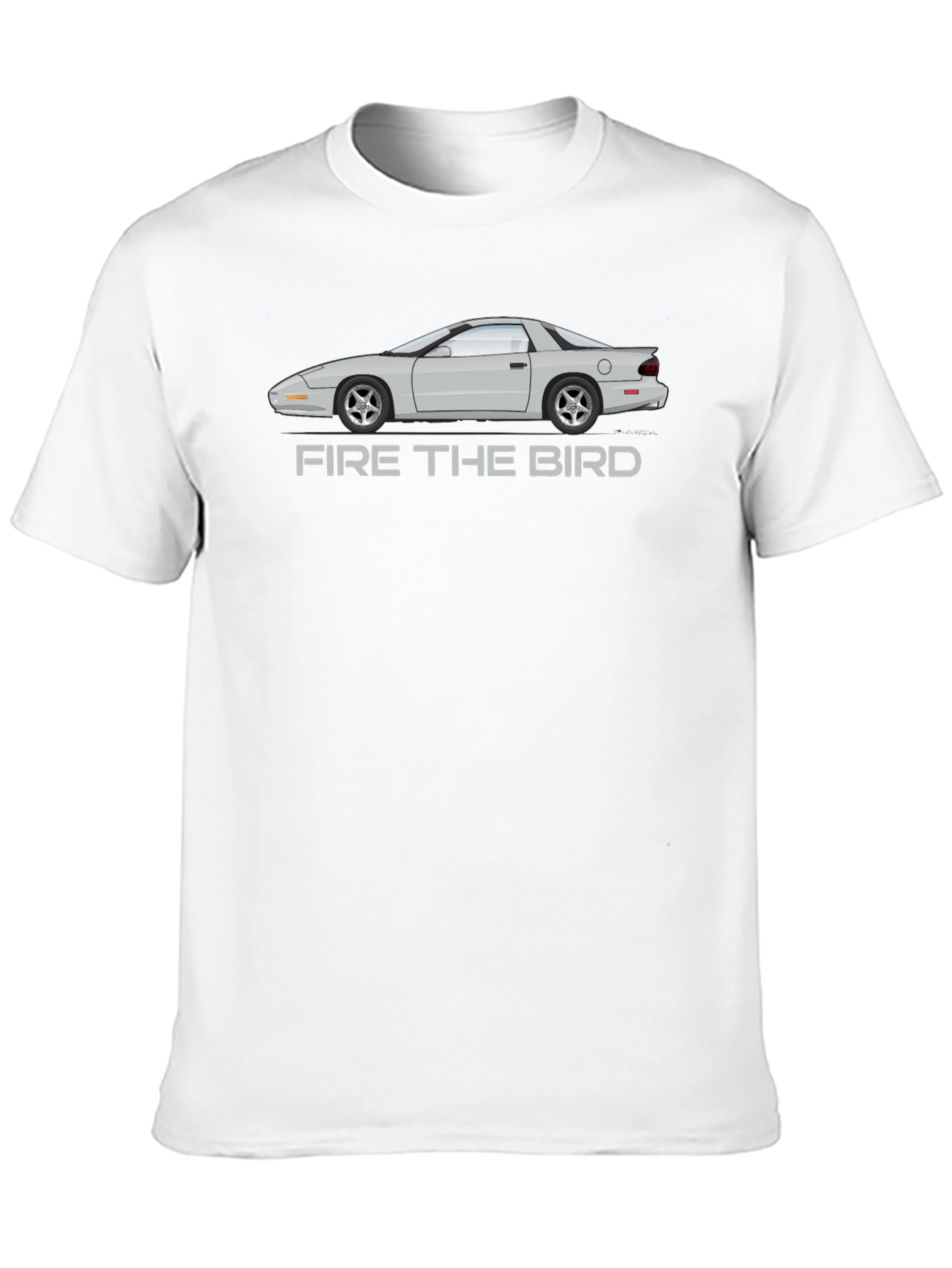 Black Firebird Car Graphic T-Shirt view 10
