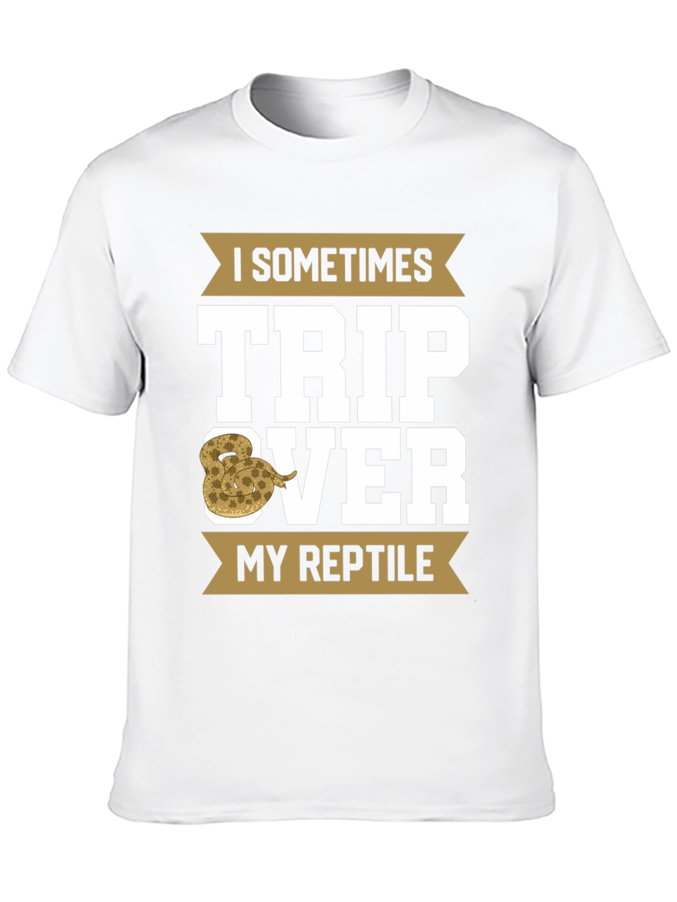 Black I Sometimes Trip Over My Reptile T-Shirt view 10