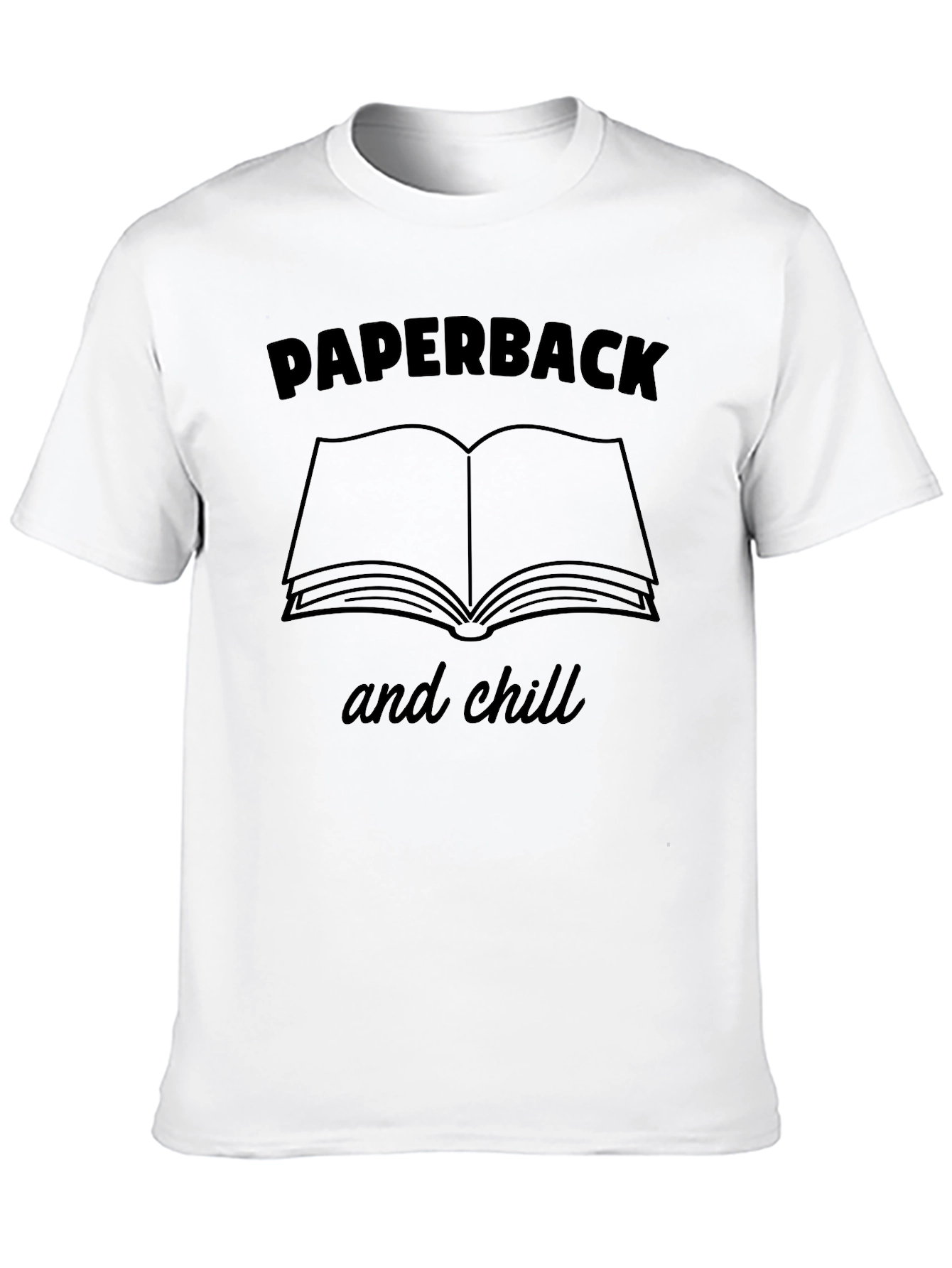Black Paperback and Chill Graphic Tee view 10