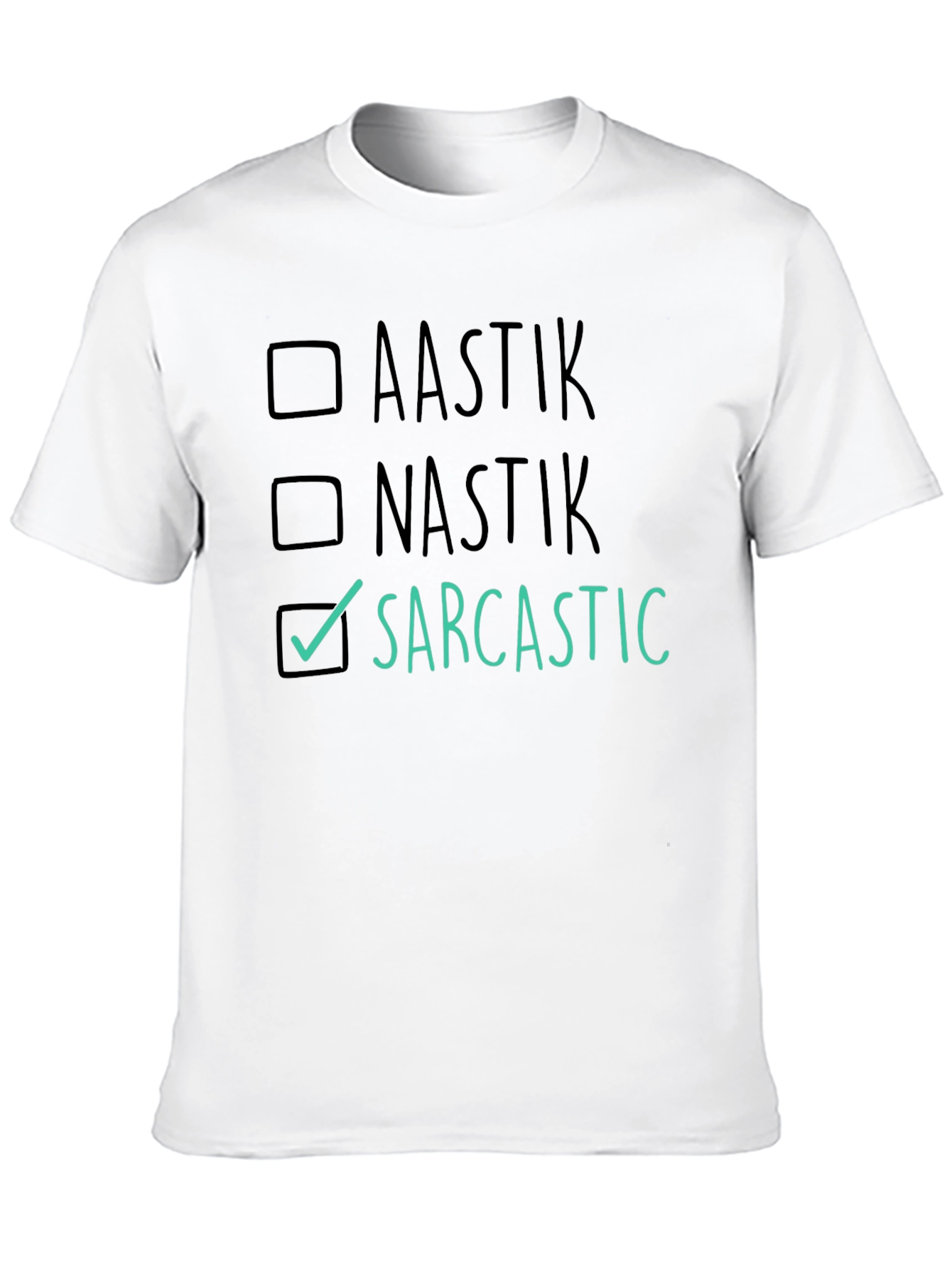 Black Sarcastic Choice T-Shirt view 10
