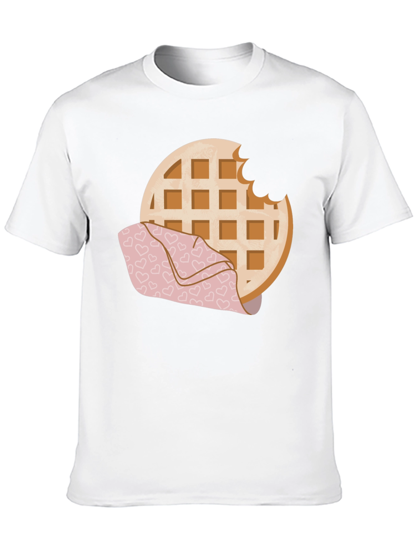 Black Waffle Lover Graphic Tee - Bite Me view 10