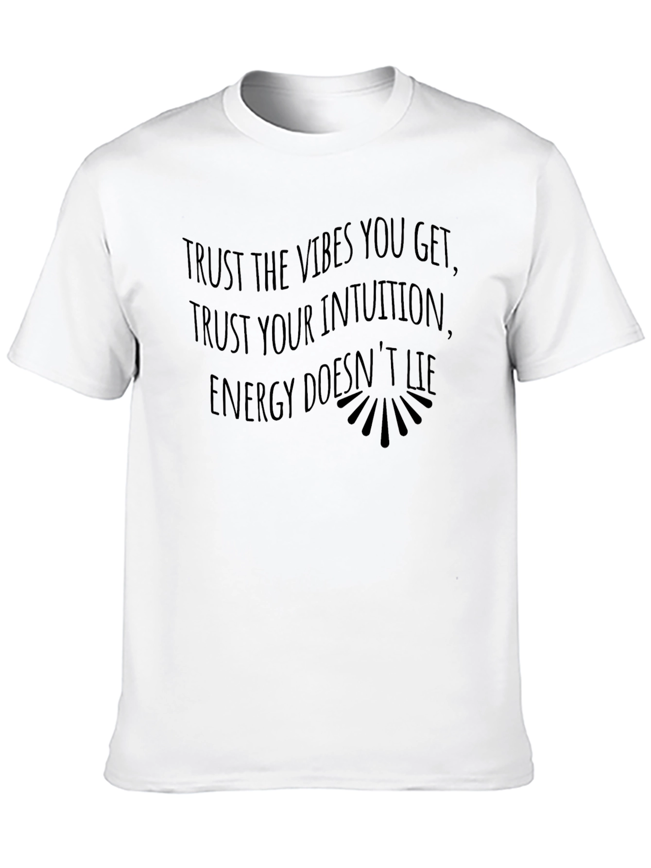 Black Intuition Vibes T-Shirt view 10