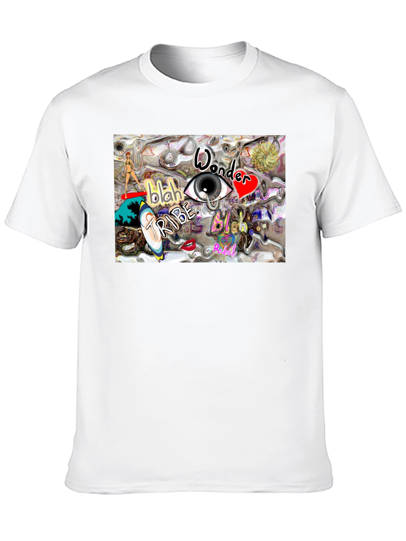 Black Eye Wonder Tribe Graphic Tee - Black view 10