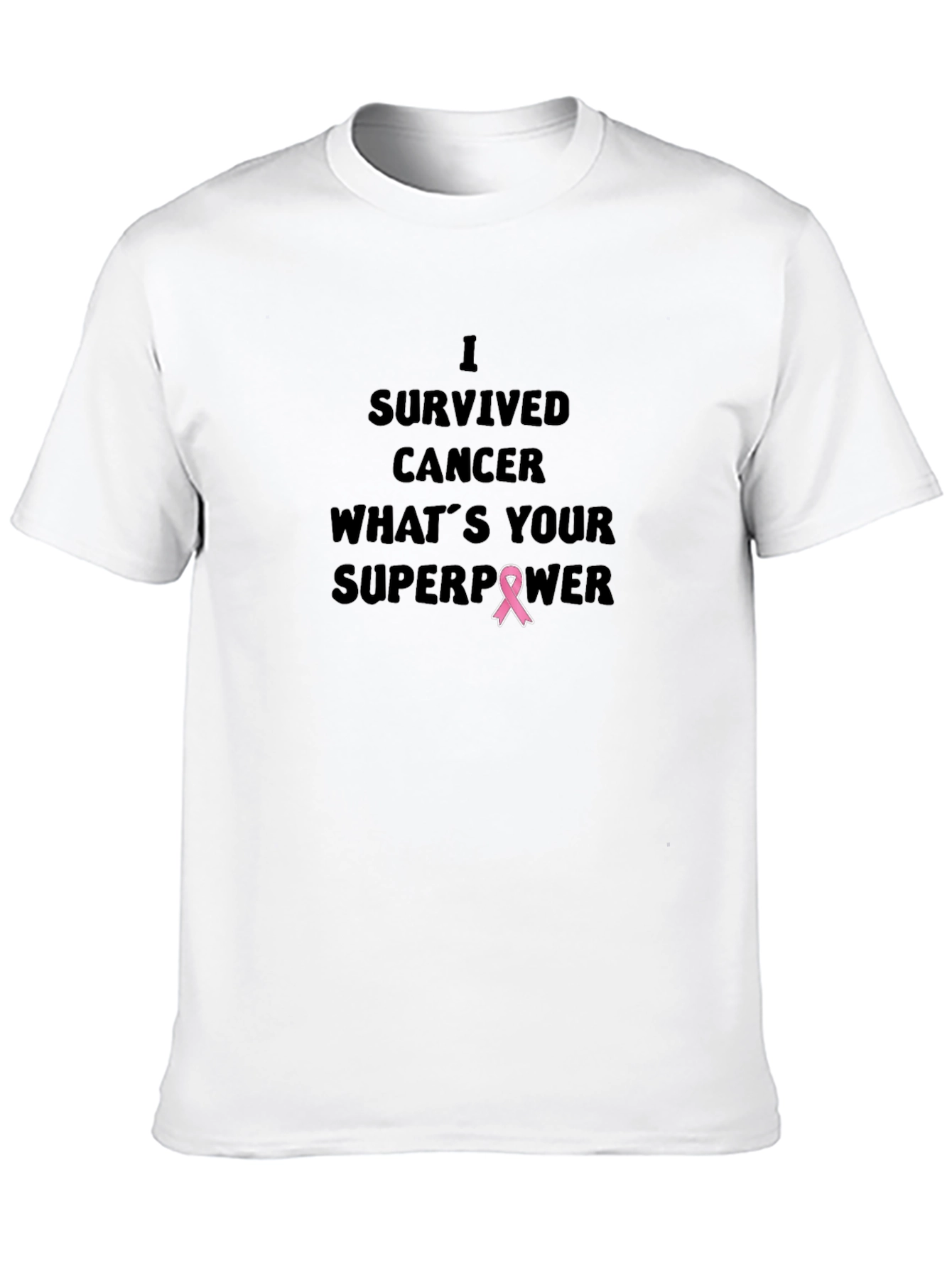 Black Cancer Survivor Tee: What's Your Superpower? view 10