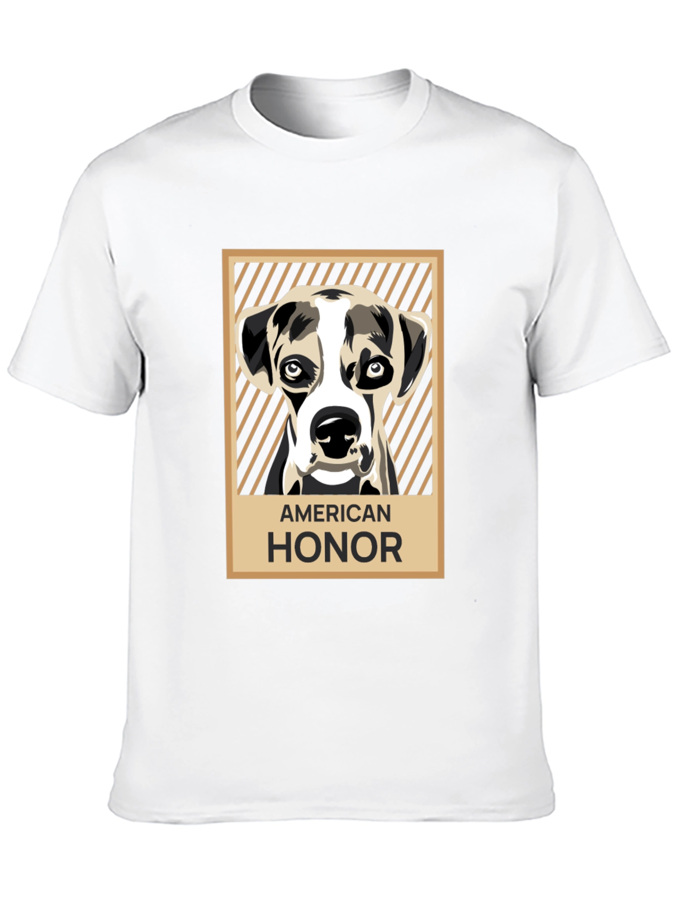Black American Honor Dog Graphic Tee - Black view 10