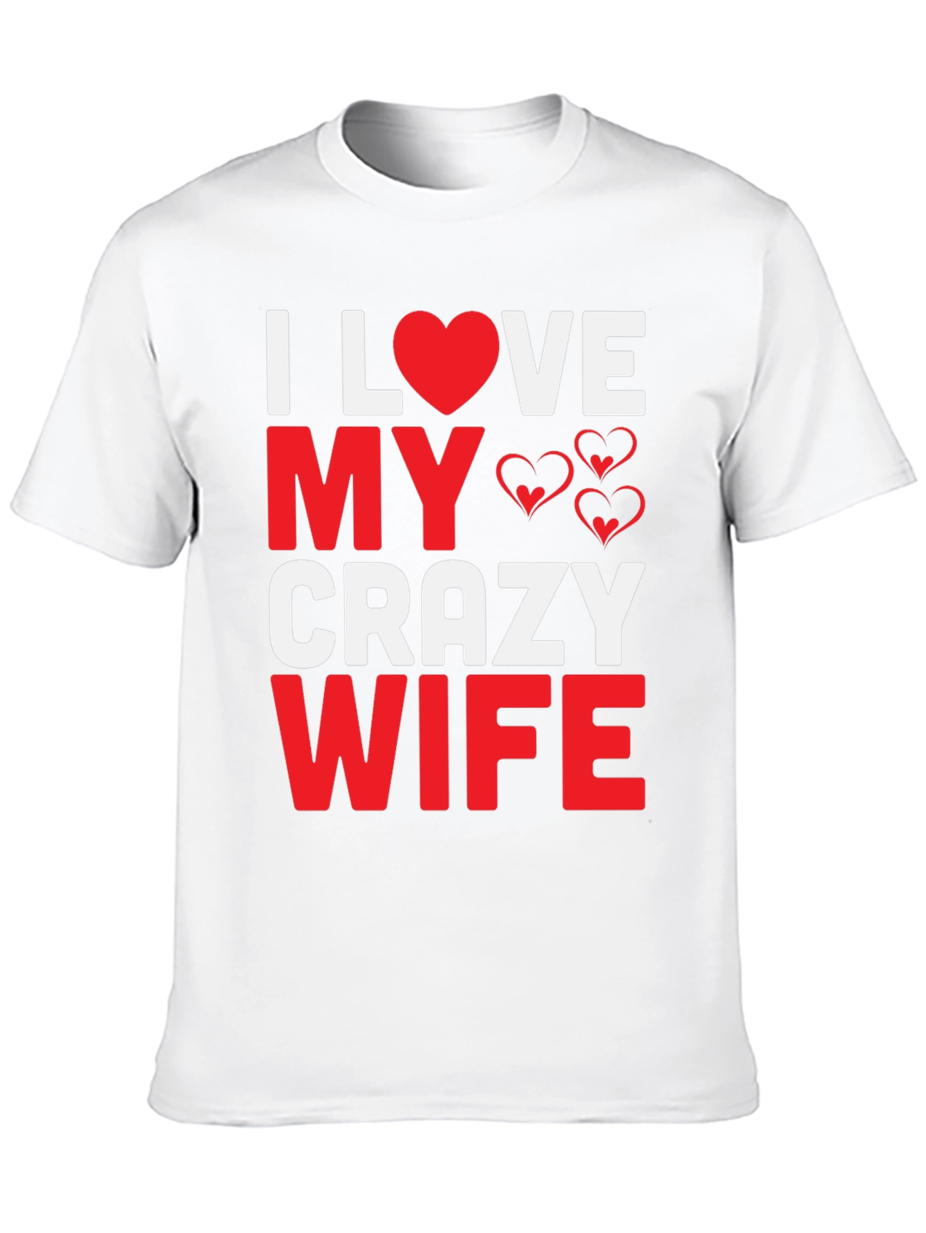 Black I Love My Crazy Wife Graphic Tee view 10