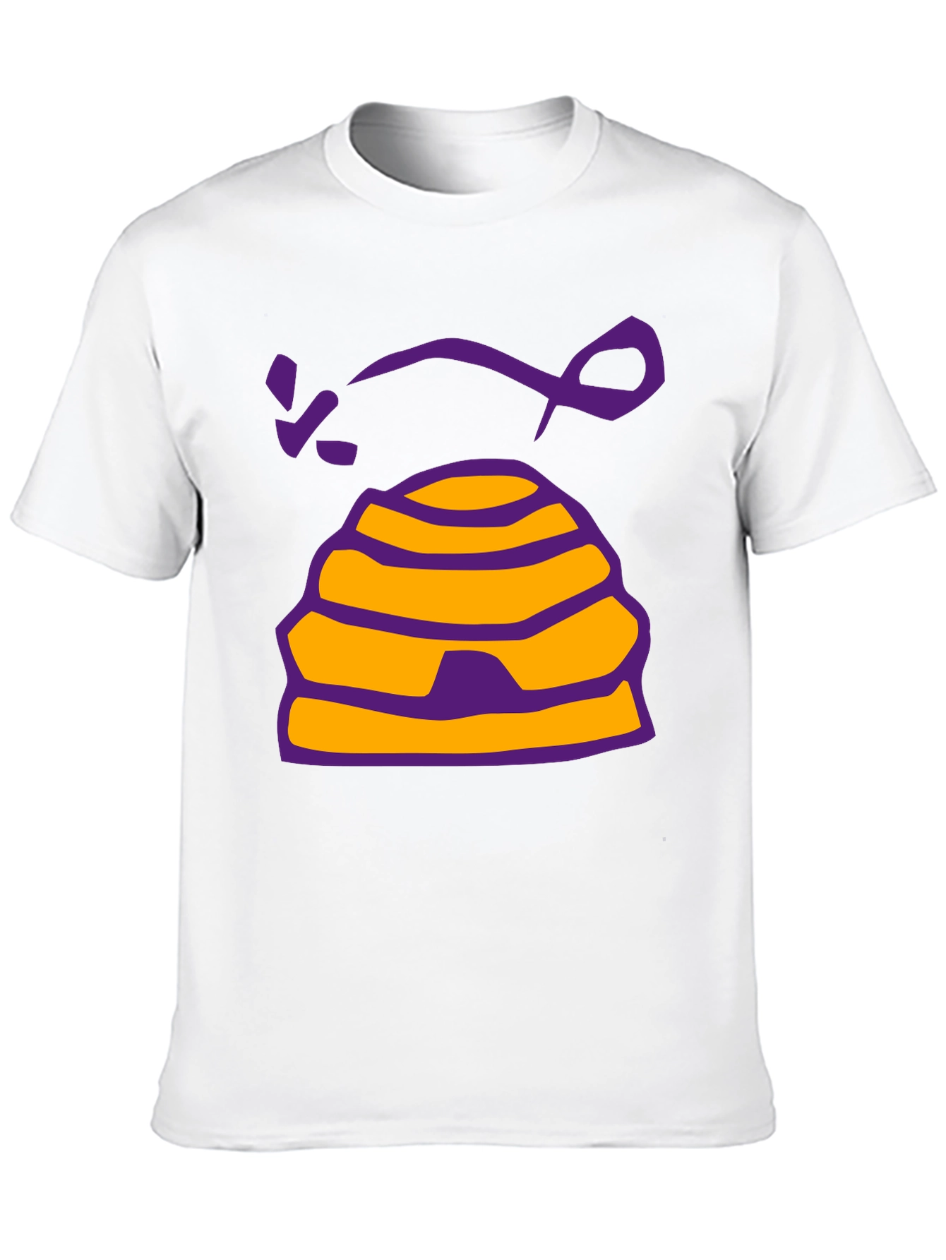 Black Beehive Graphic T-Shirt - Casual Black Tee view 10