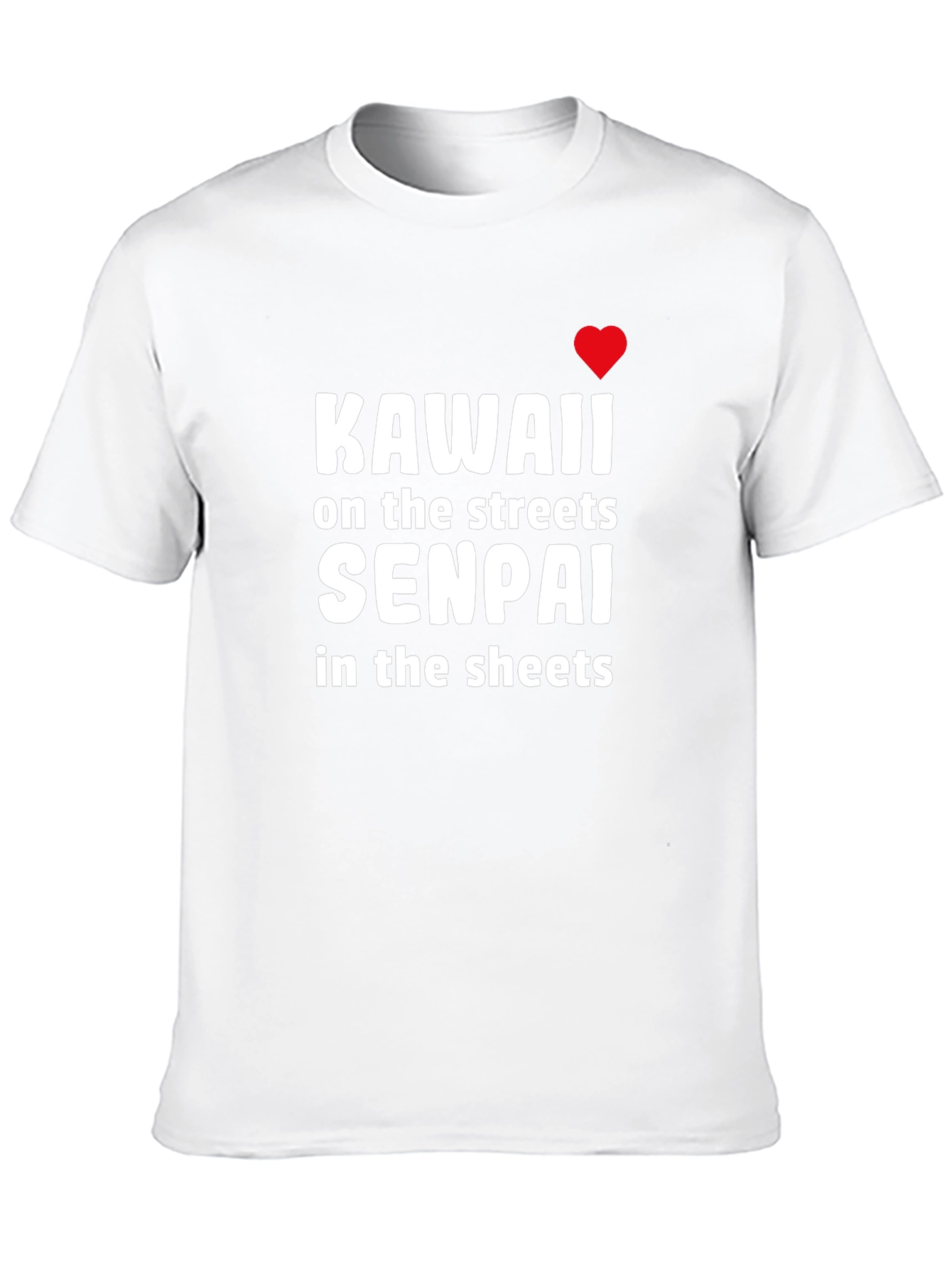 Black Kawaii Senpai Graphic Tee view 10
