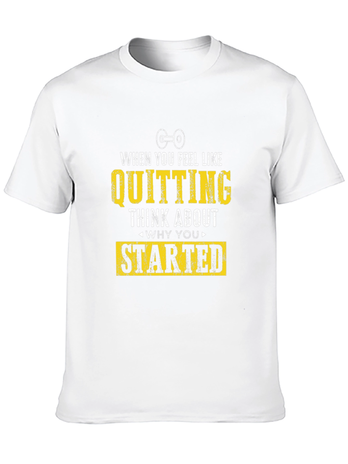 Black Motivational Workout Shirt - Never Quit view 10