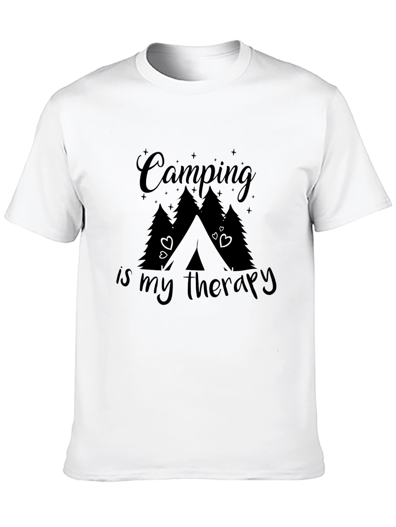 Camping is My Therapy Graphic T-Shirt - 10