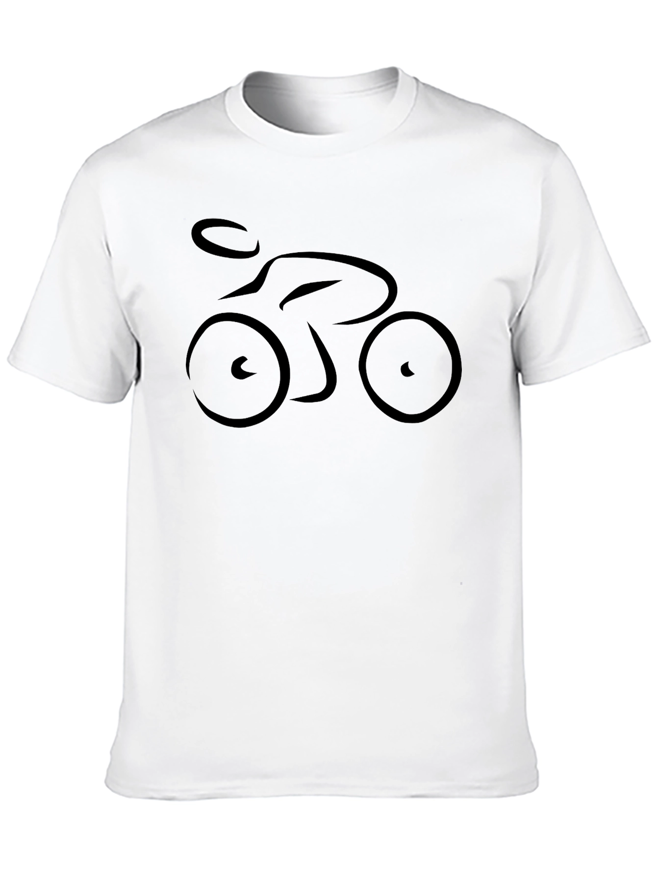 Biker T-Shirt - Minimalist Cycling Design - 10