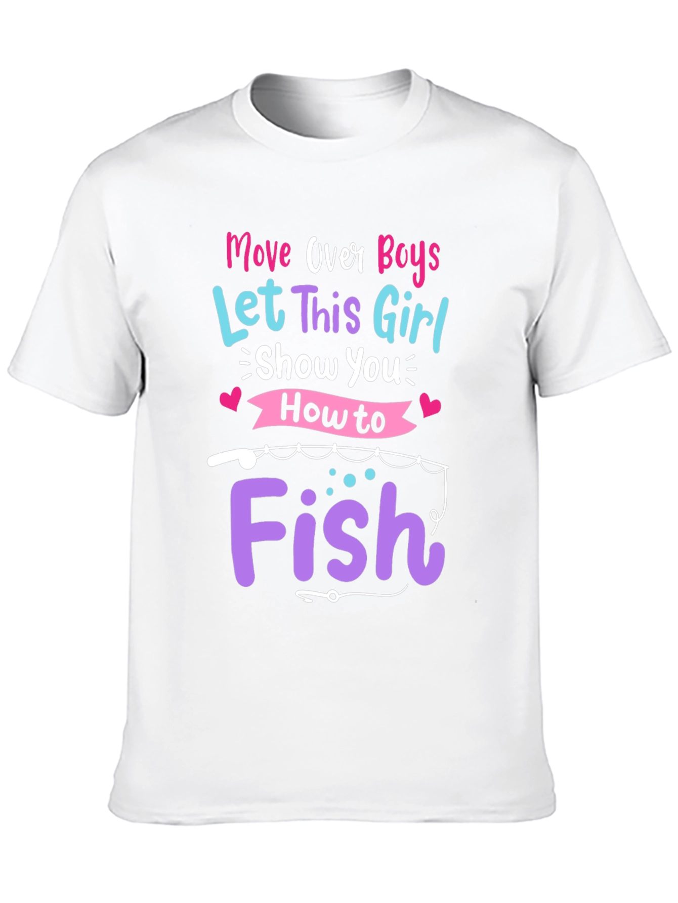 Black Move Over Boys Fishing T-Shirt view 10