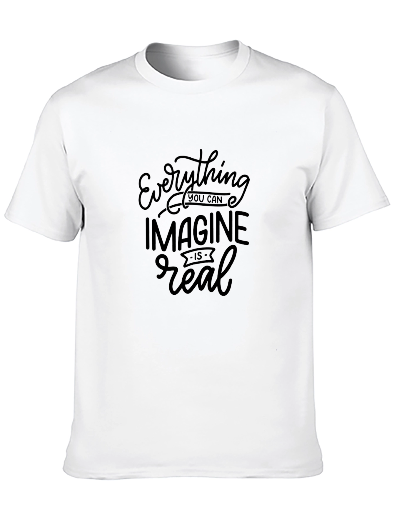 Imagine Real Black Graphic Tee - 10