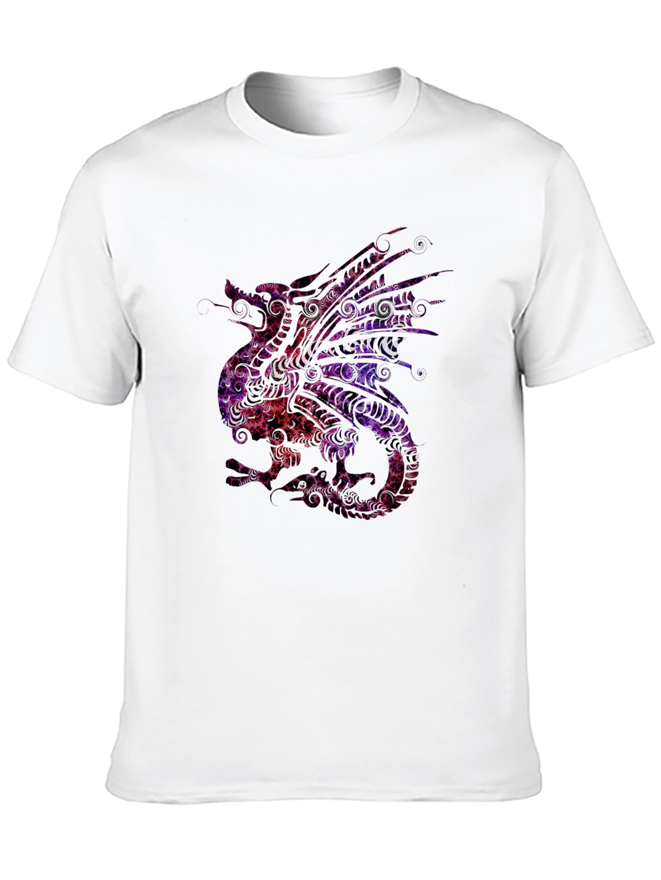 Black Dragon Graphic Tee - Unique Pattern Design view 10